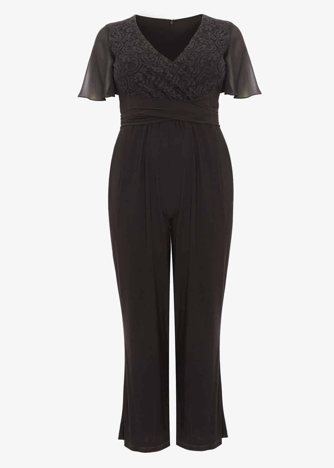 Salma Lace Wrap Jumpsuit
