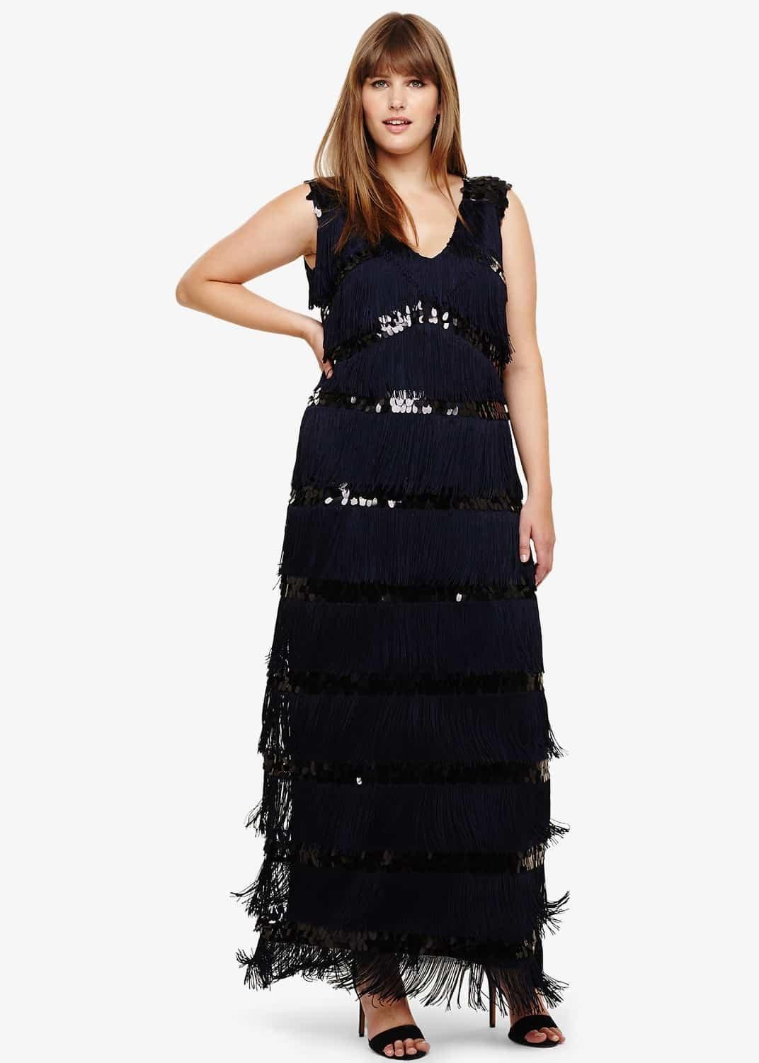 Starlet Fringe Maxi Dress