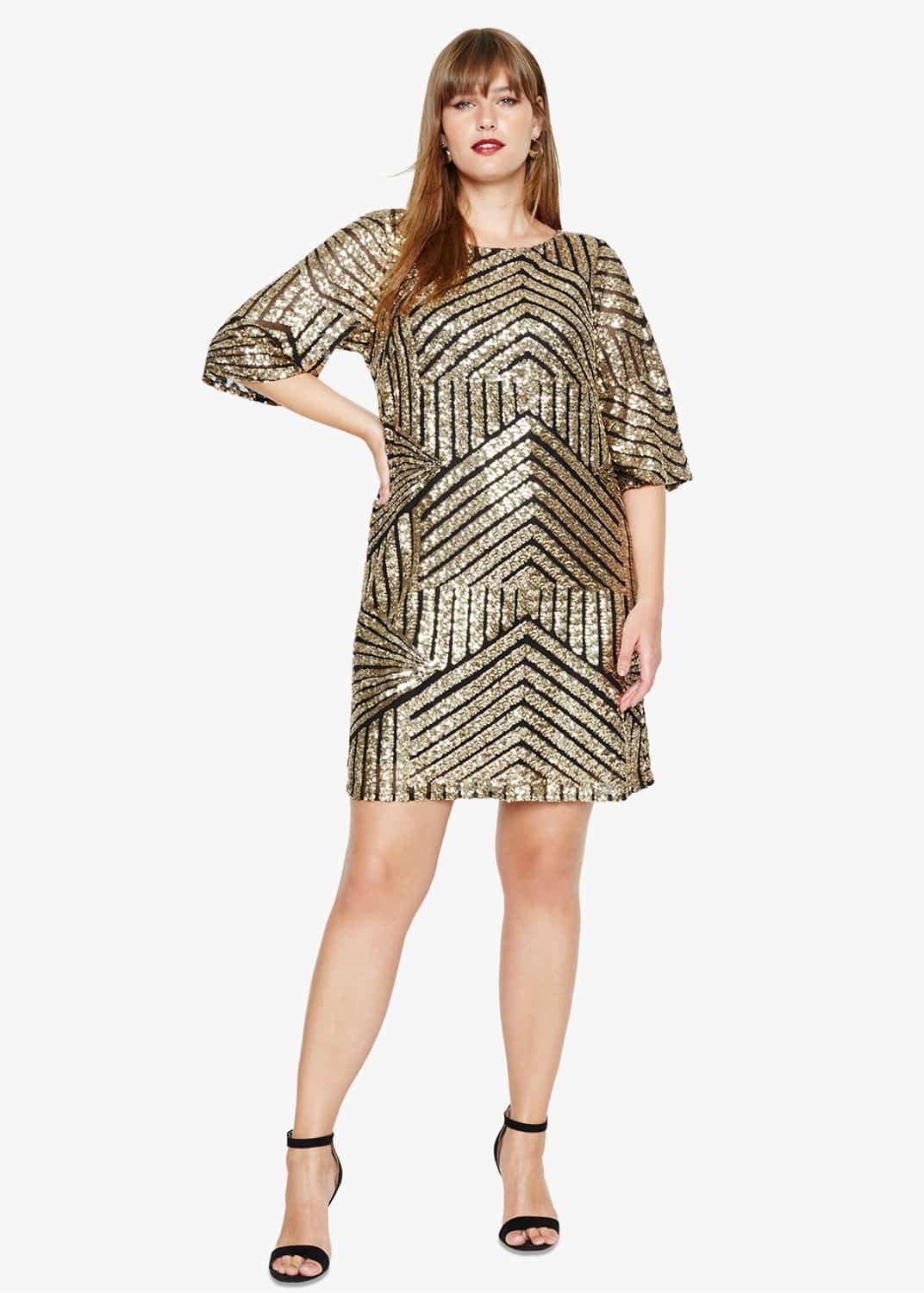 Gillian Sequin Tunic Dress