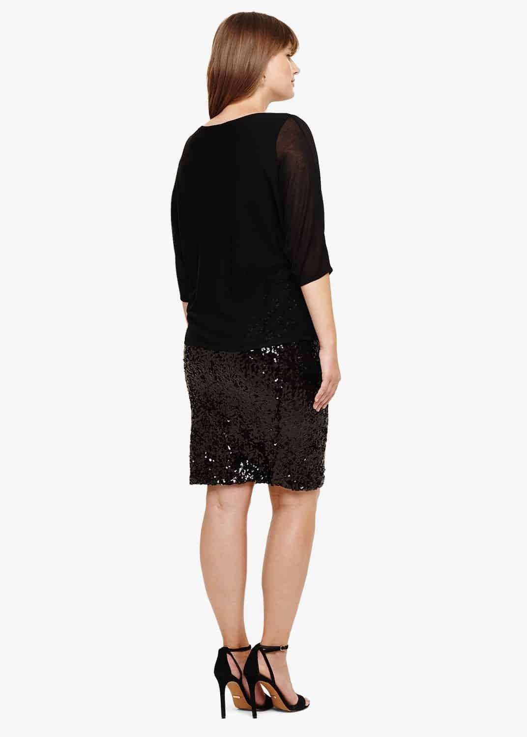 Pixie Knit Sequin Dress