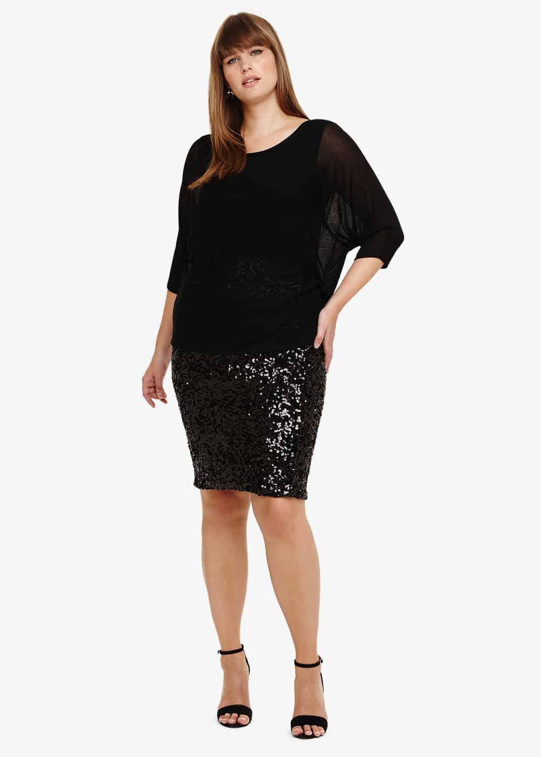 Pixie Knit Sequin Dress