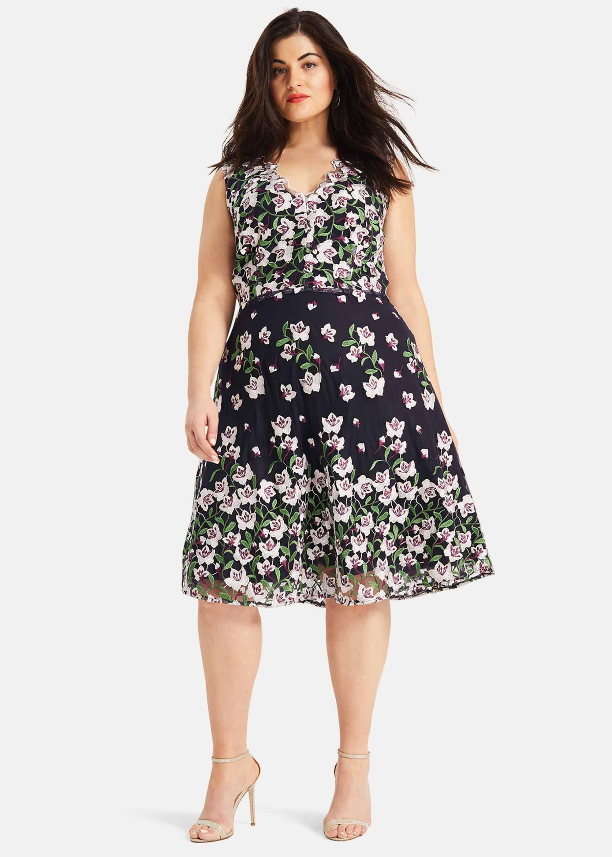 Stephanie Embroidered Dress