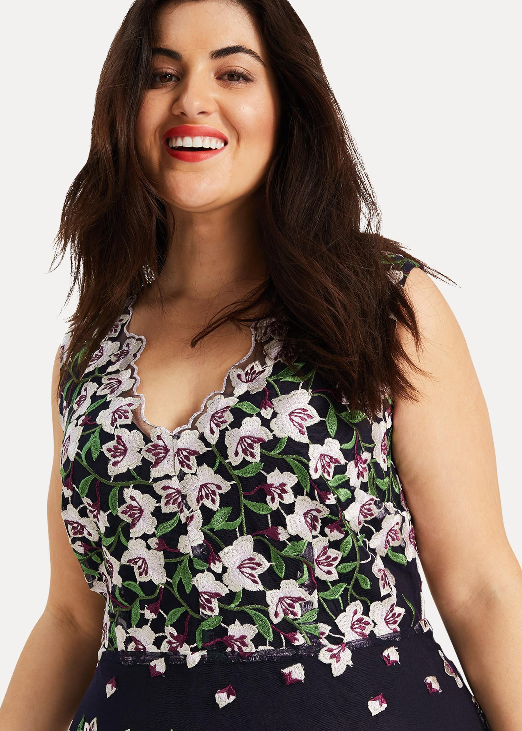 Stephanie Embroidered Dress