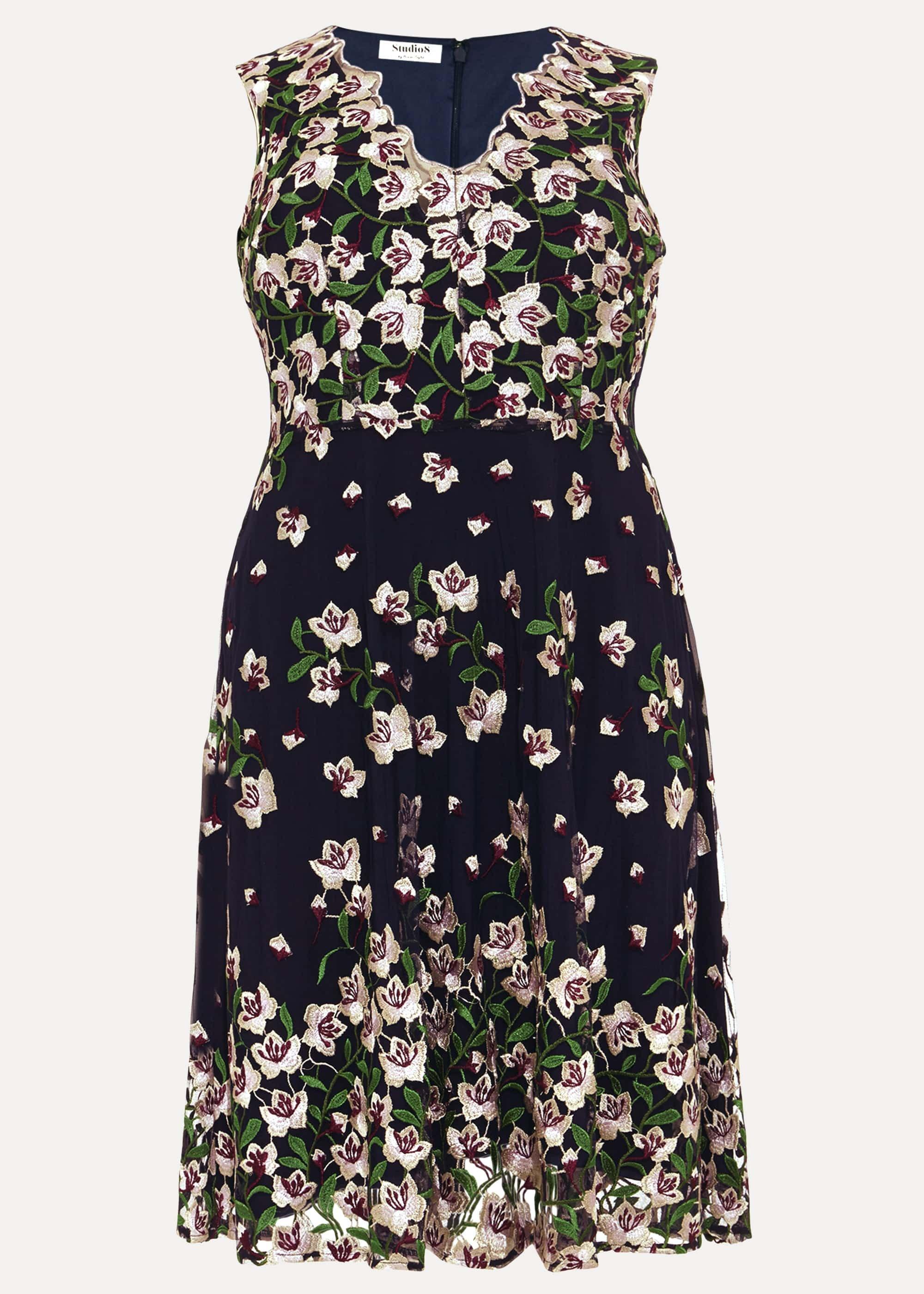 Stephanie Embroidered Dress