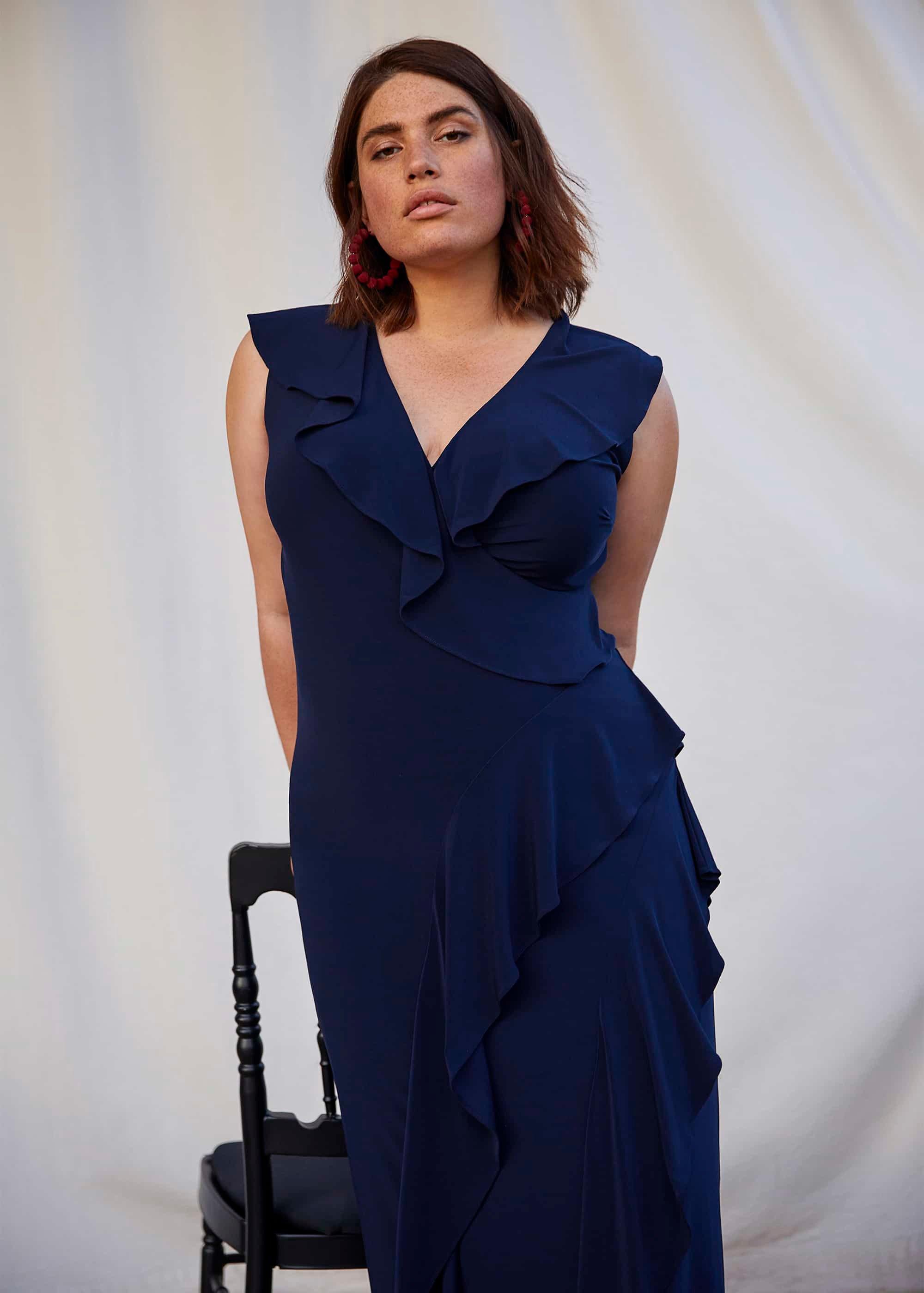 Lida Ruffle Maxi Dress