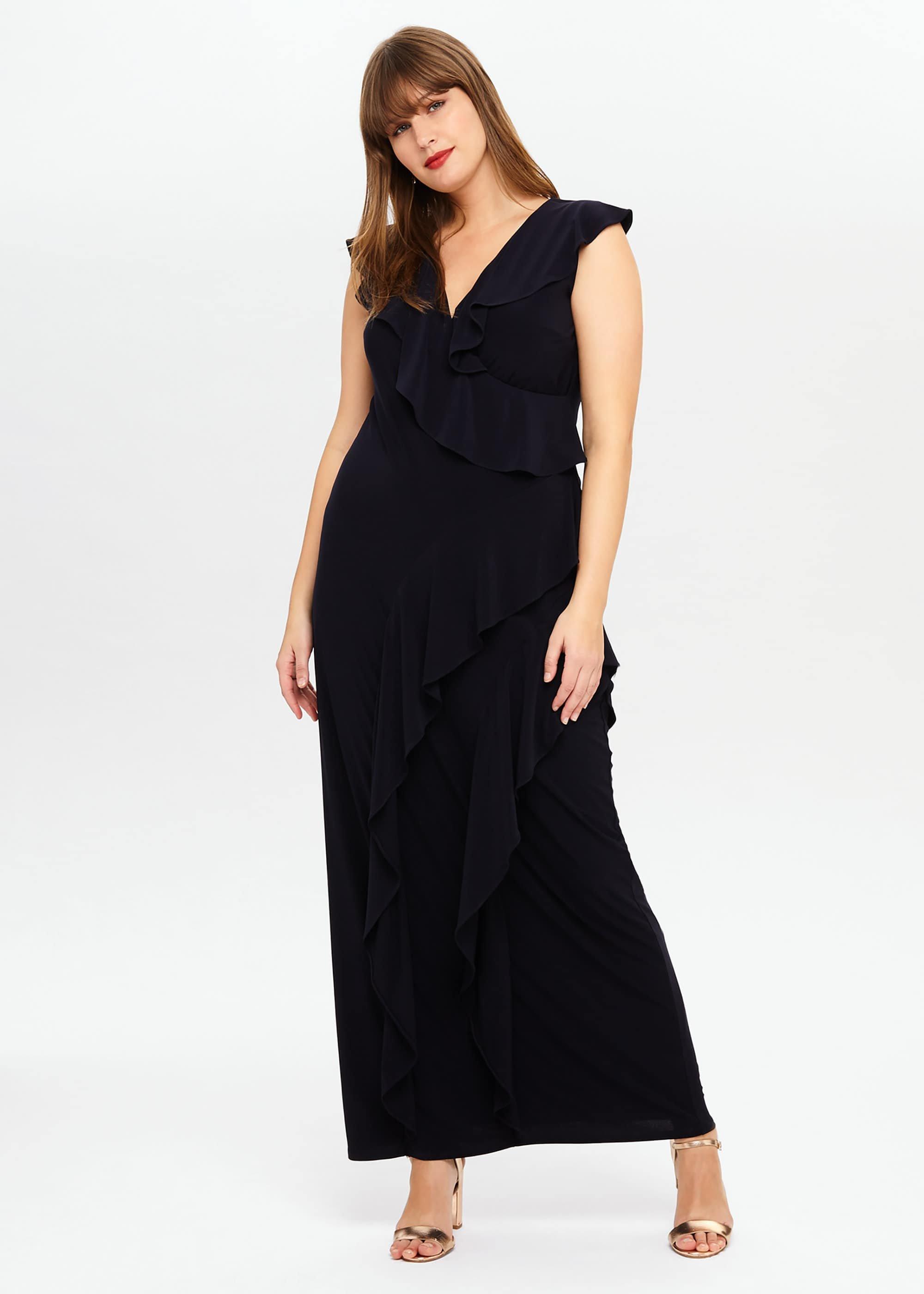 Lida Ruffle Maxi Dress
