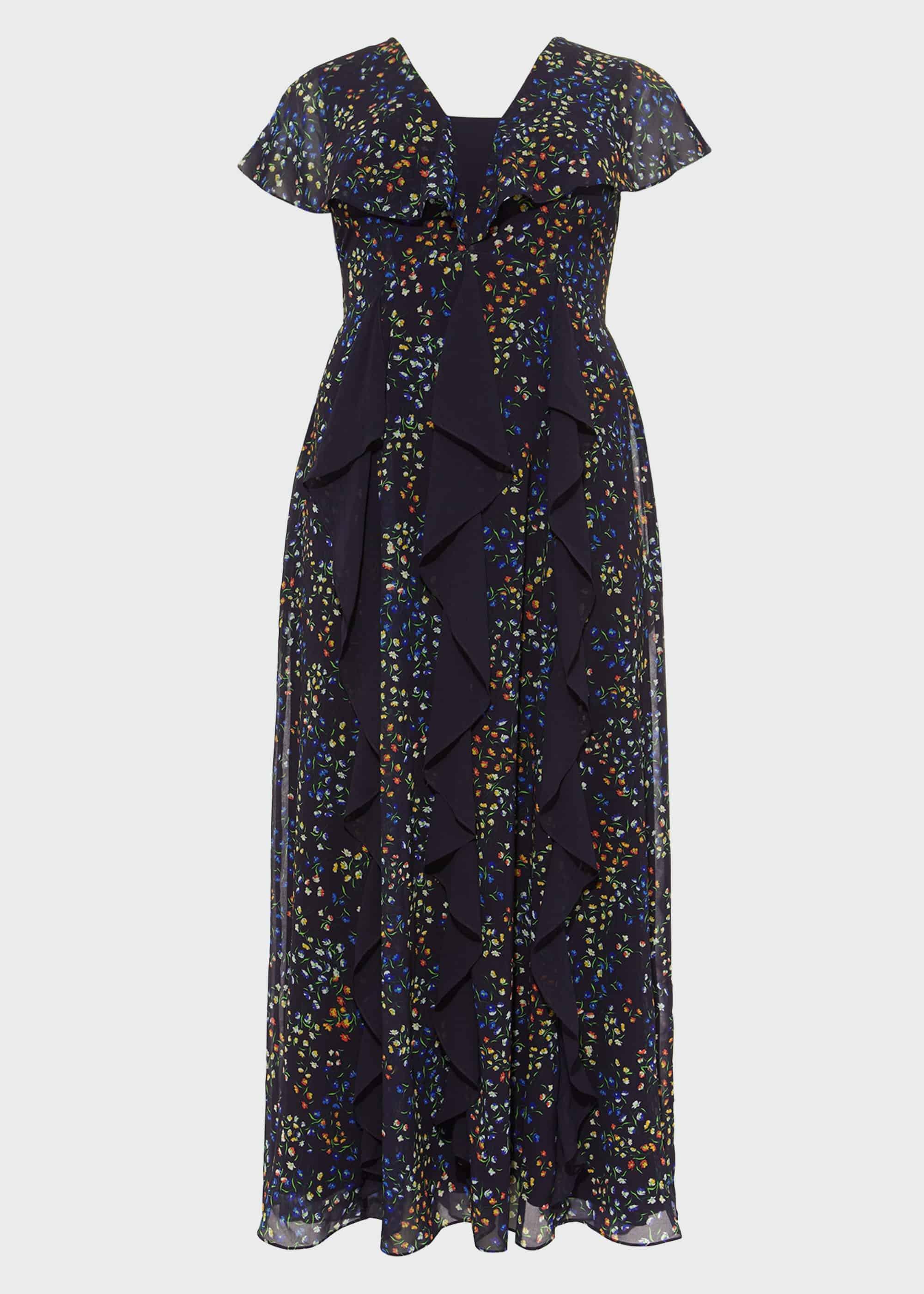 Audrina Floral Maxi Dress