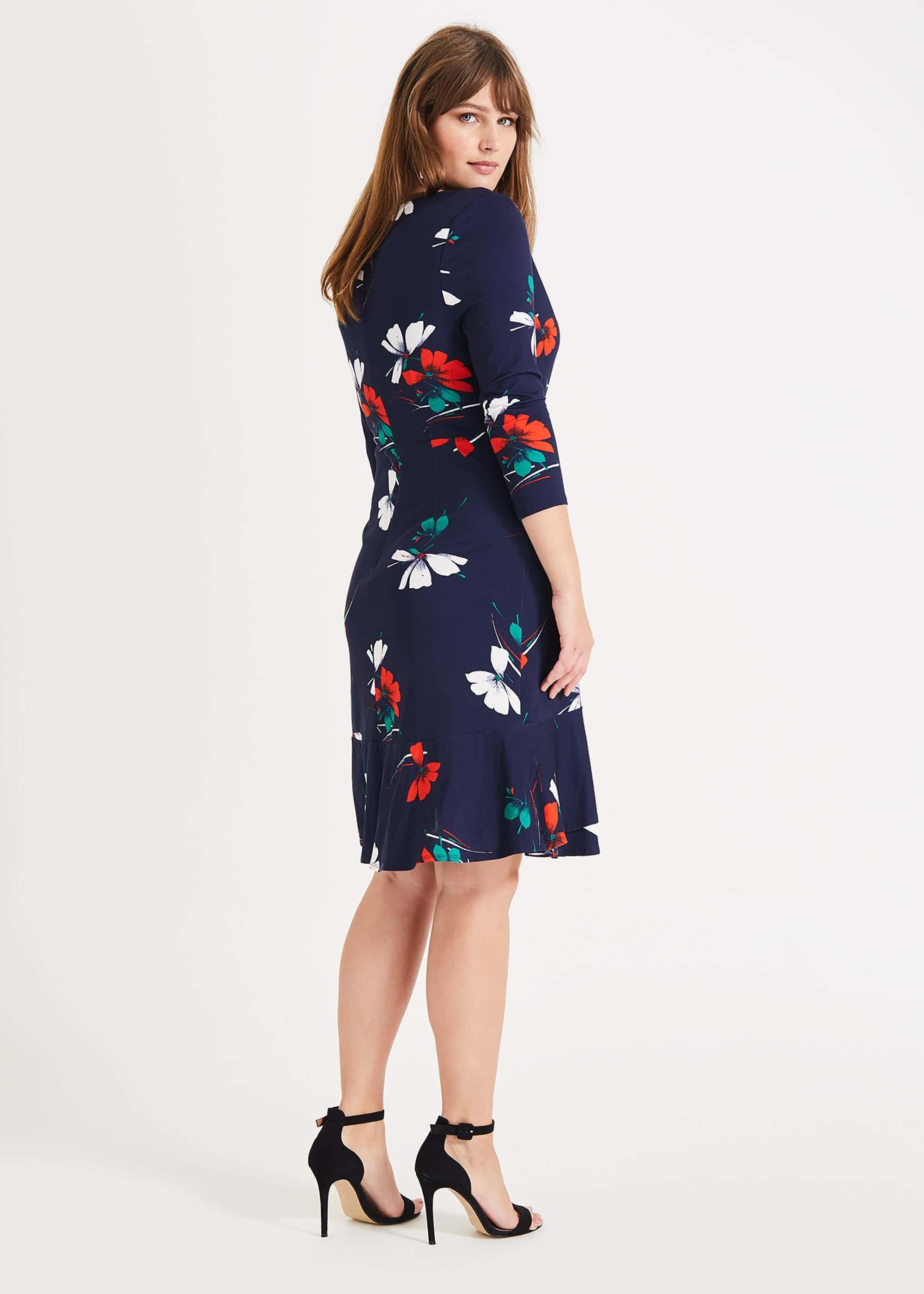 Paola Floral Printed Dress
