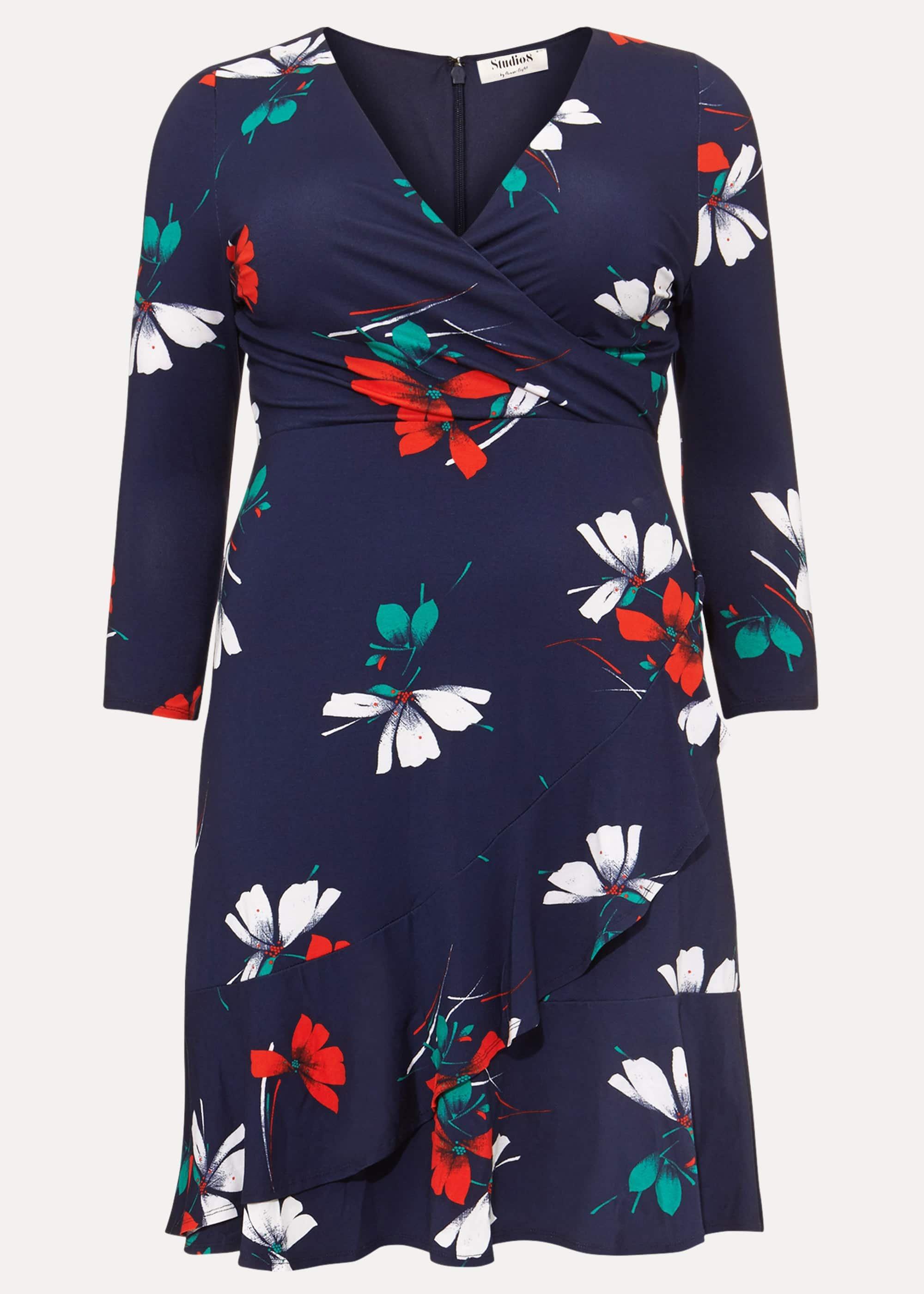 Paola Floral Printed Dress