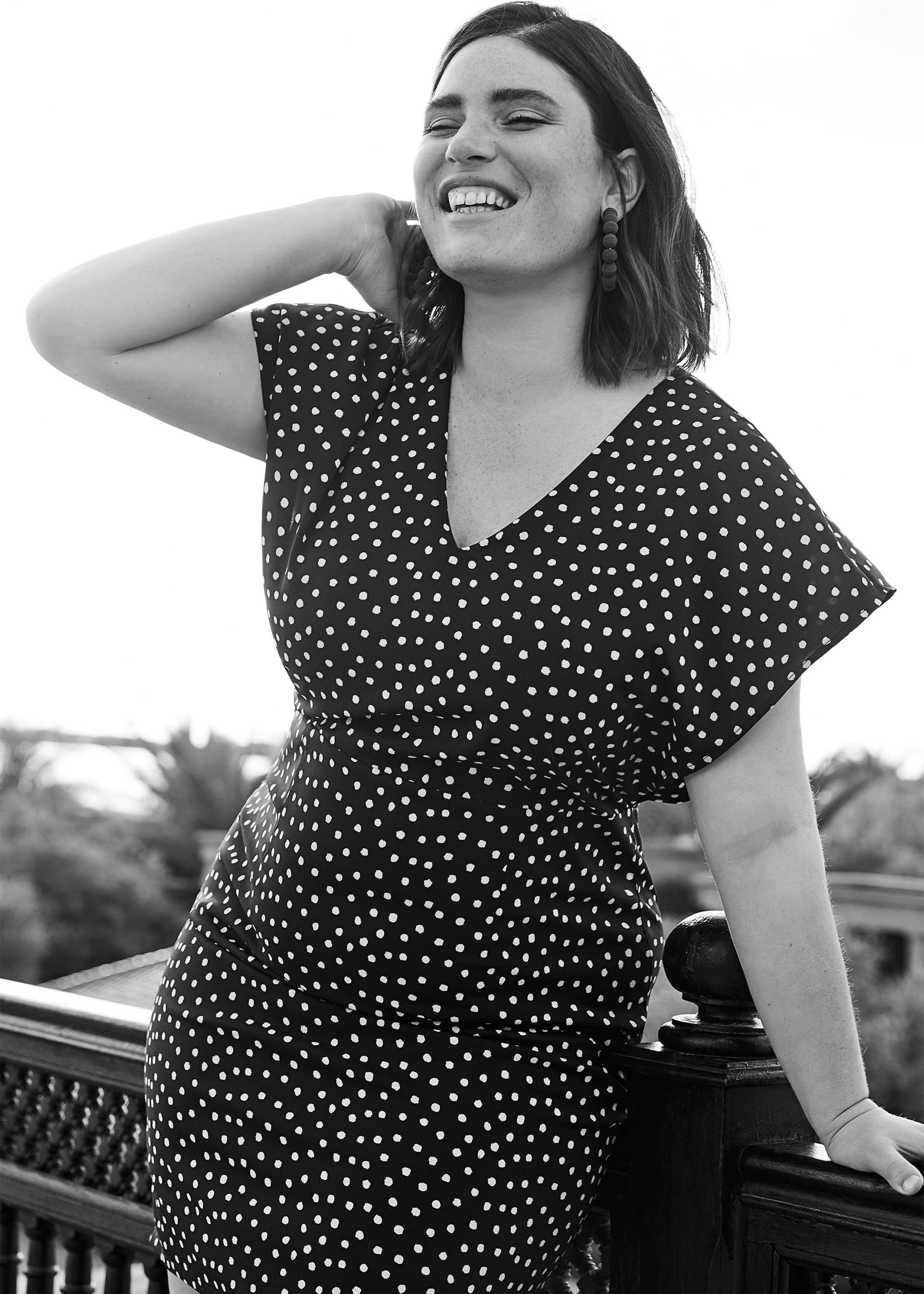 Natasha Spot Dress