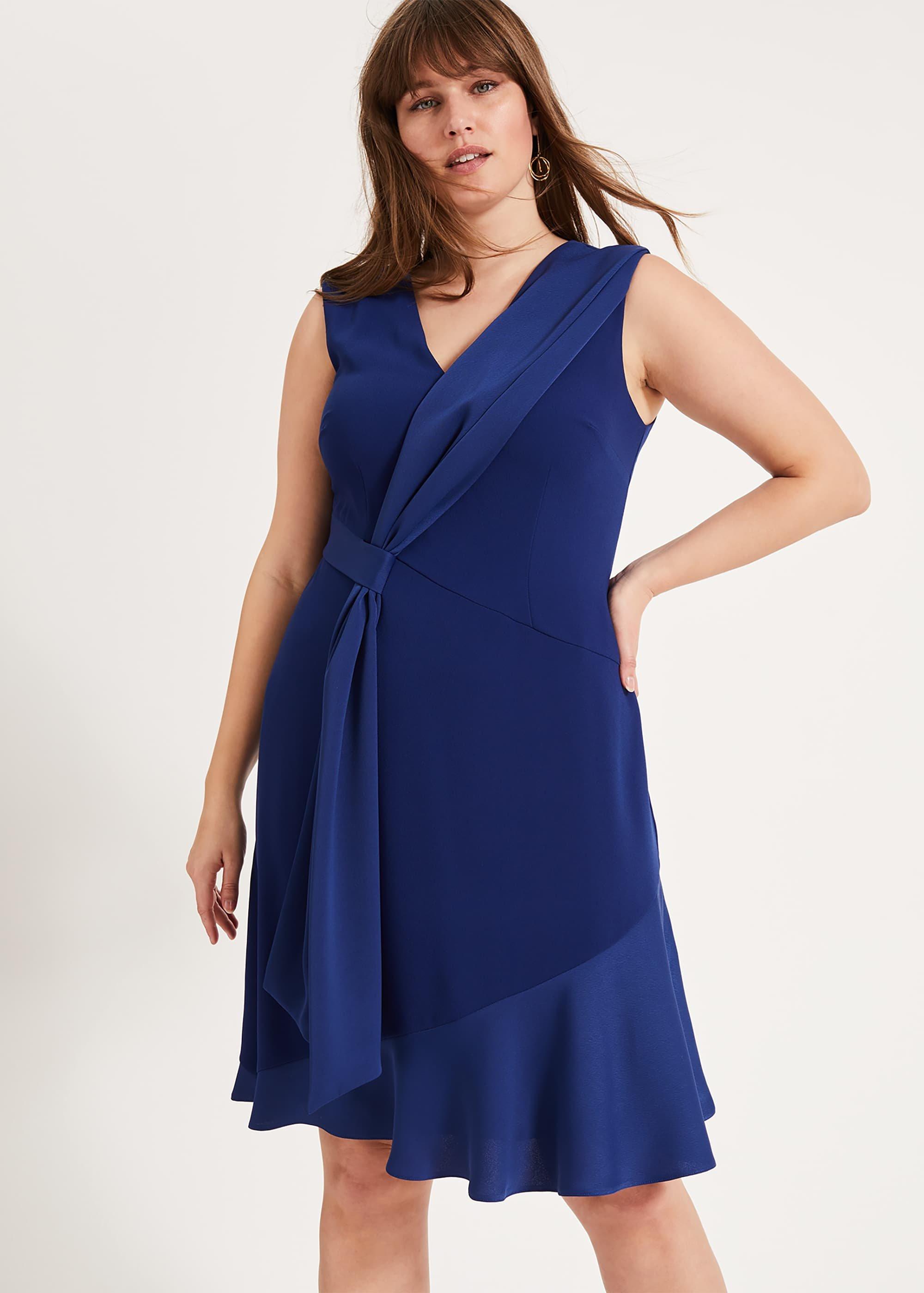 Paige drapiertes Kleid