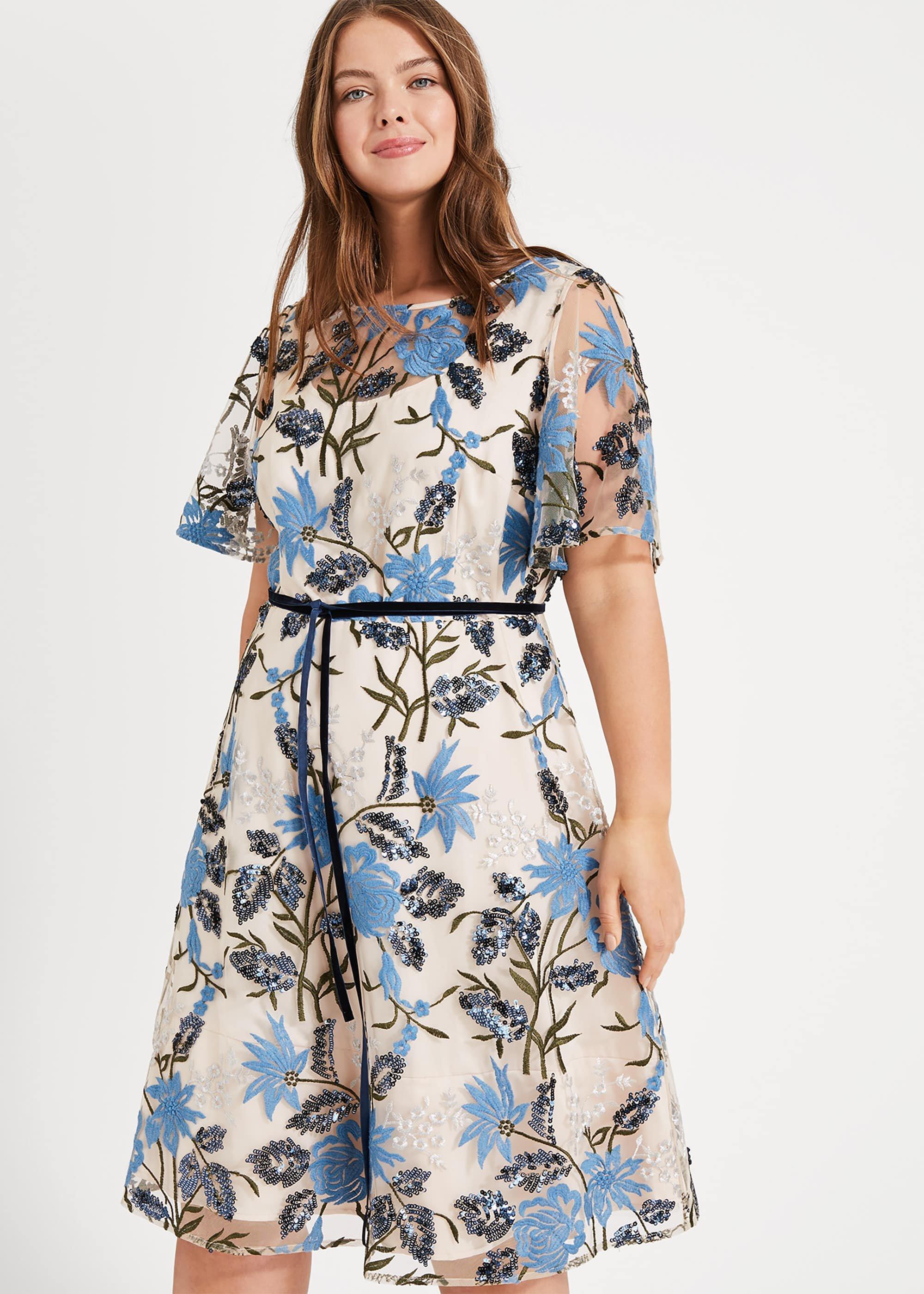 Nyla Embroidered Dress