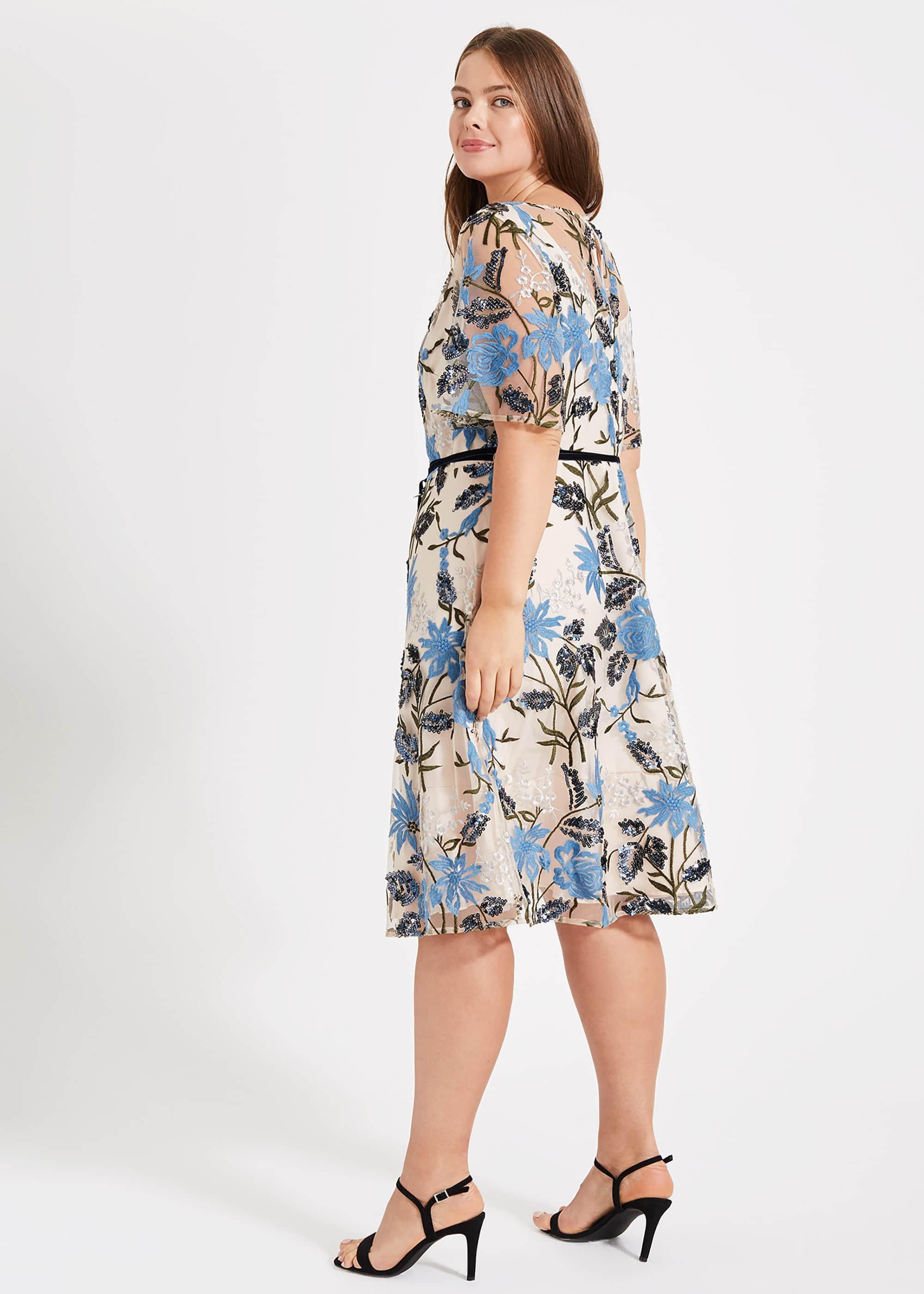 Nyla Embroidered Dress