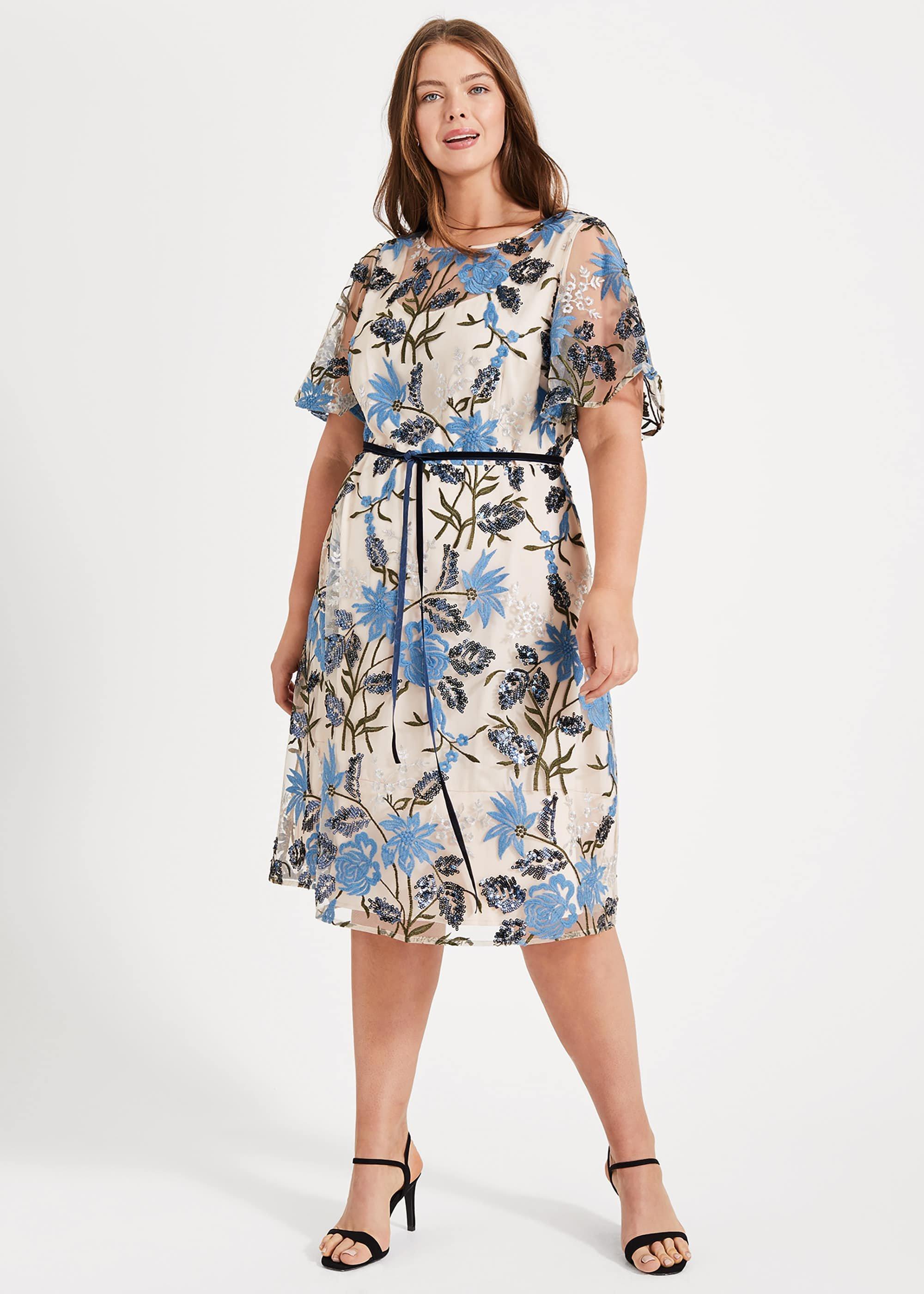 Nyla Embroidered Dress