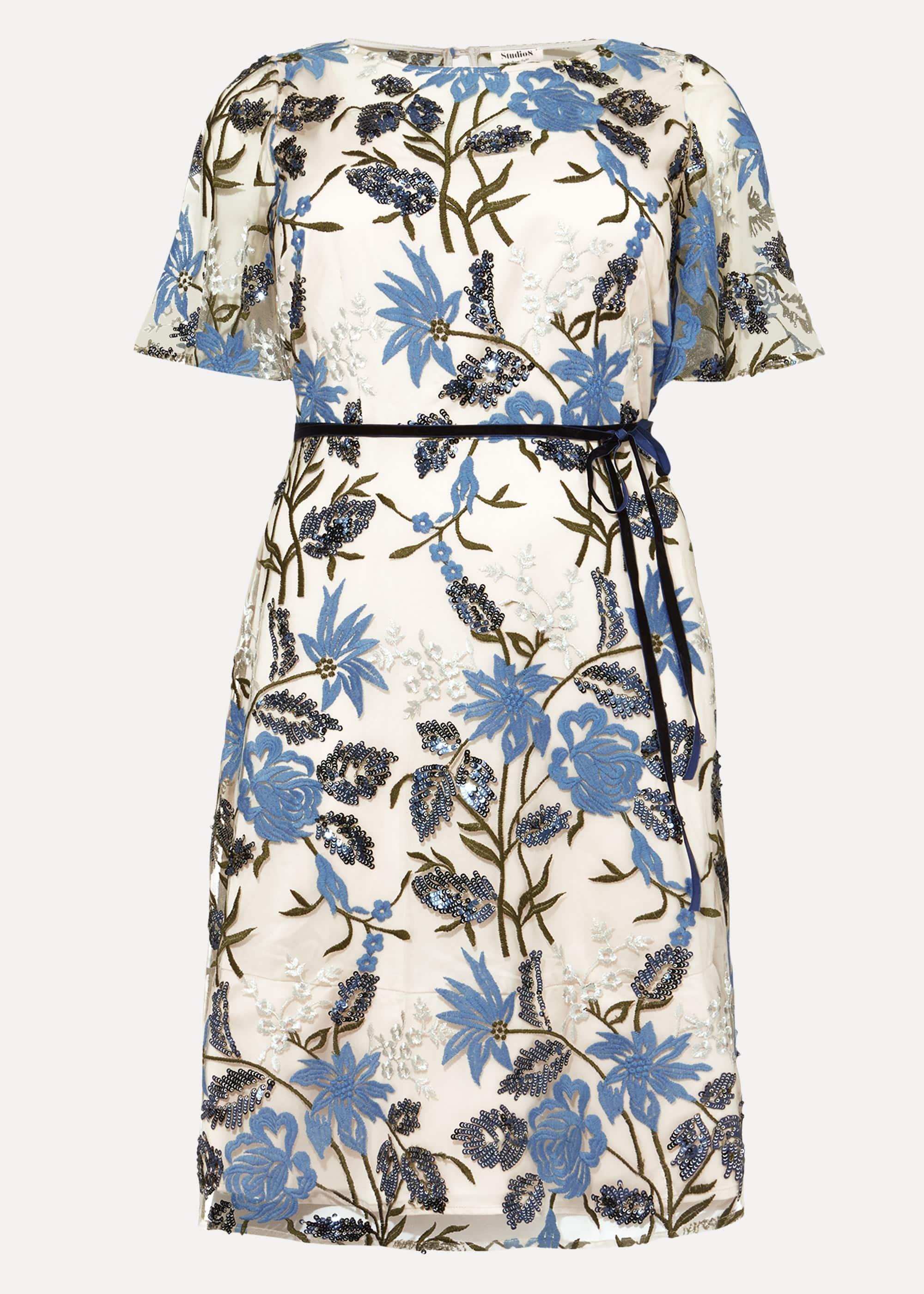 Nyla Embroidered Dress