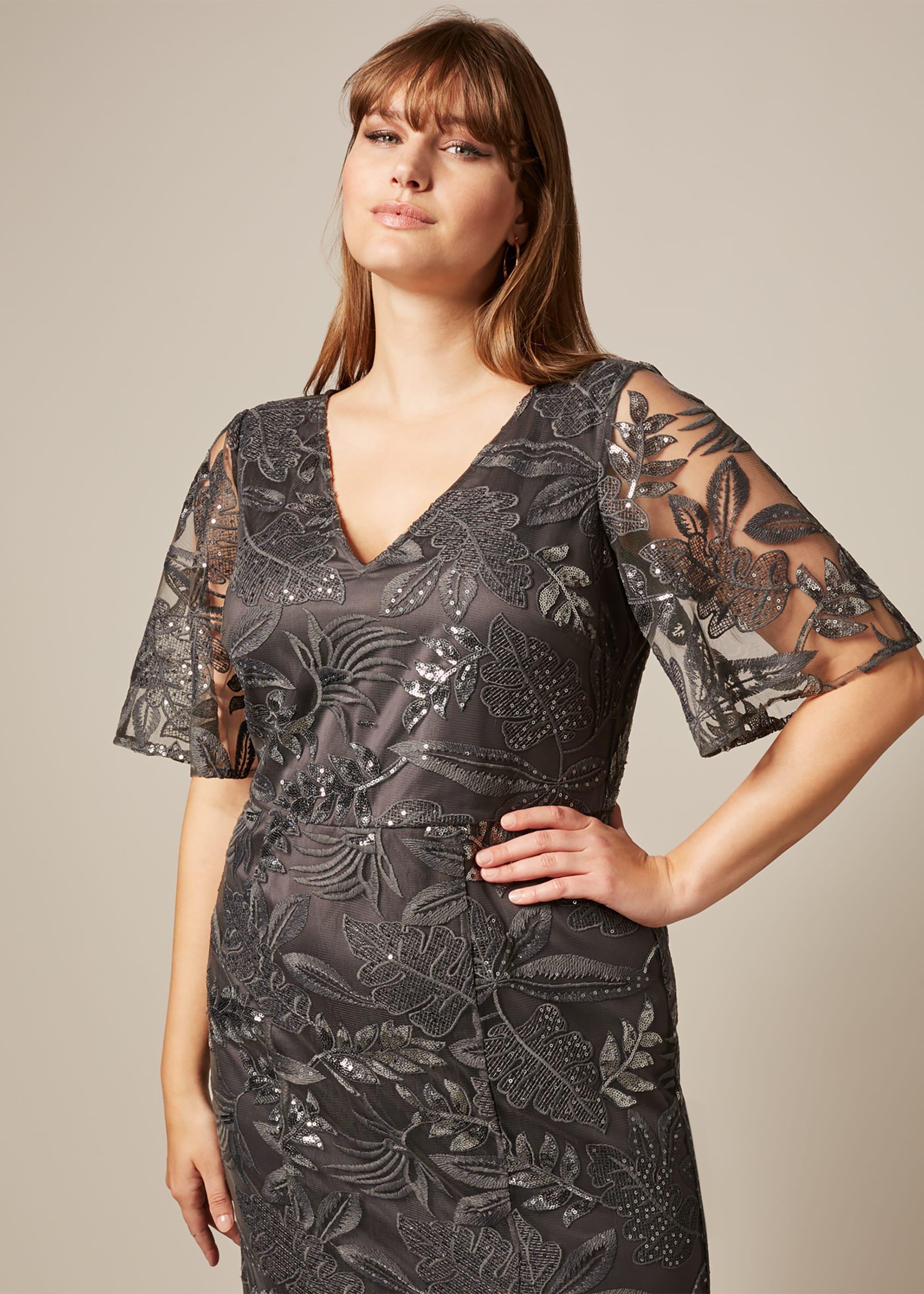 Genevive Sequin Maxi Dress