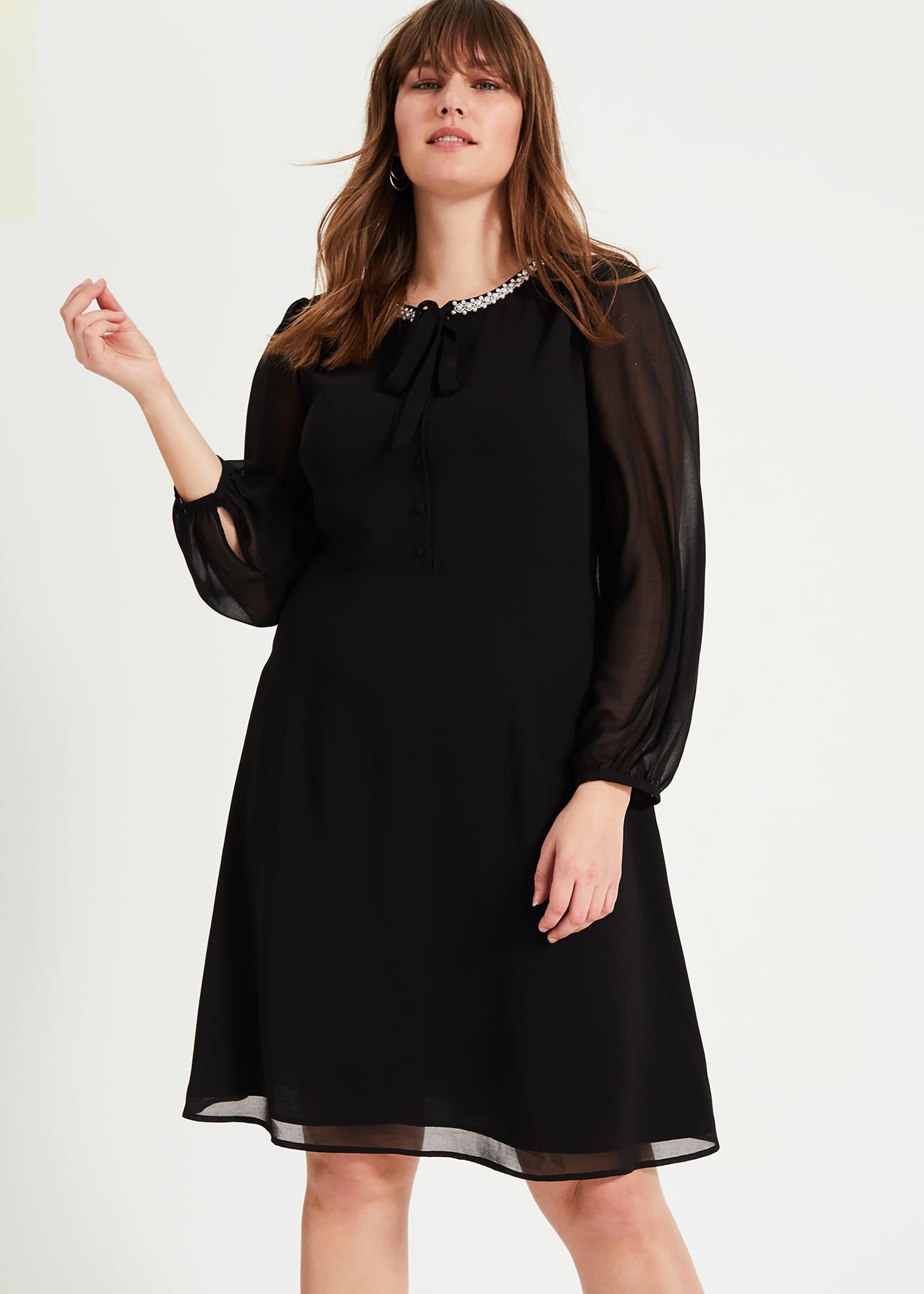 Sigrid Pearl Neck Dress
