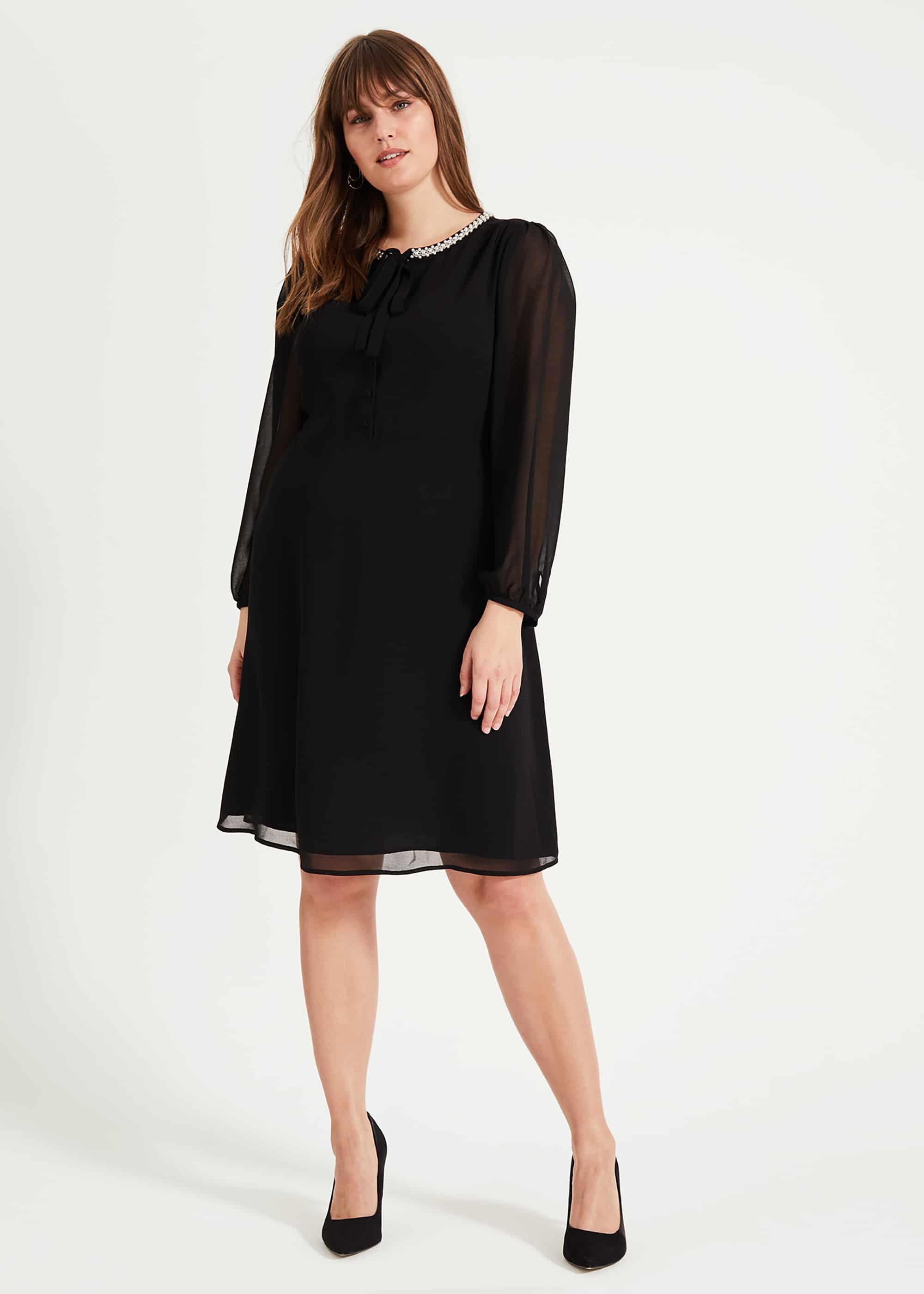 Sigrid Pearl Neck Dress
