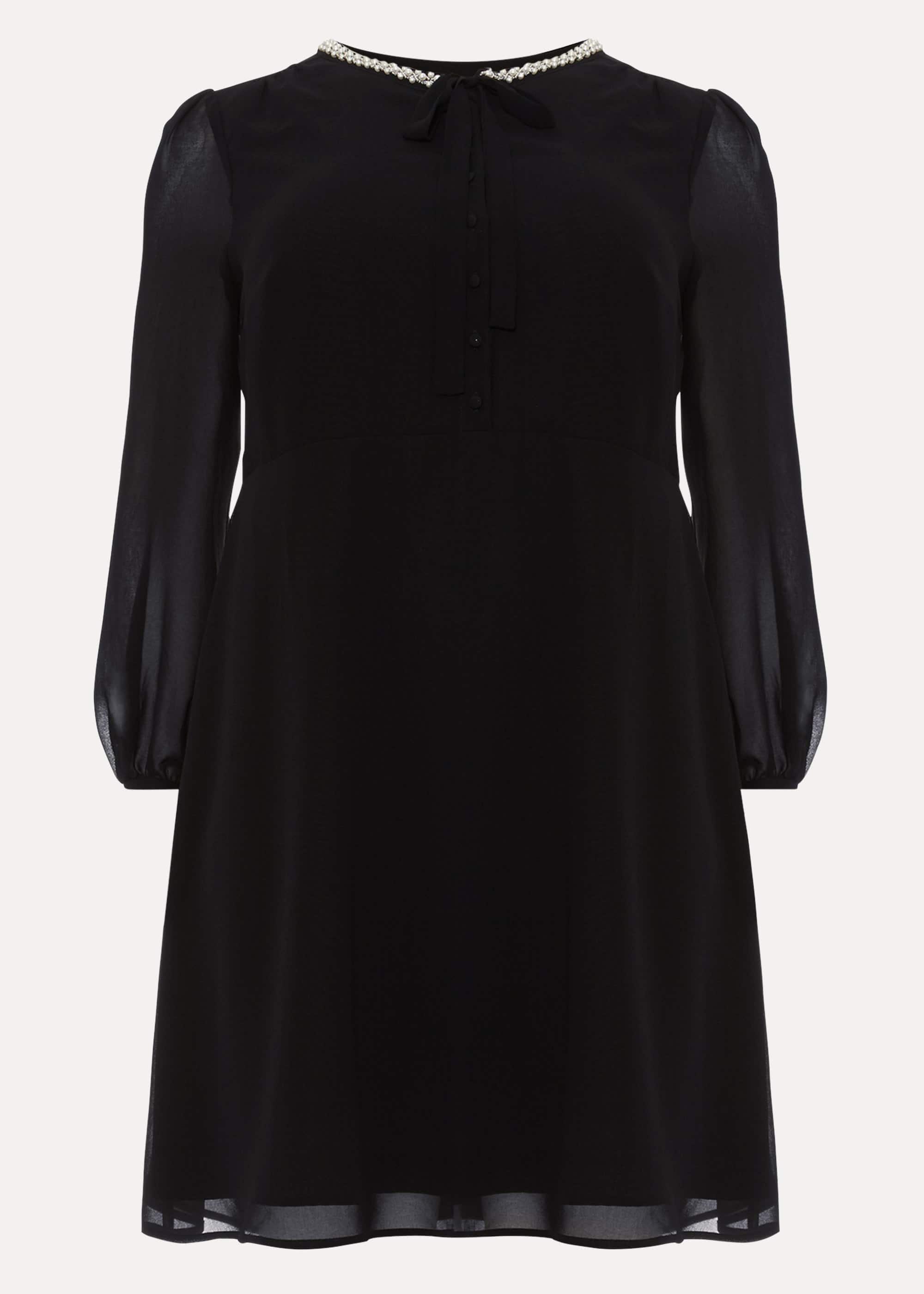 Sigrid Pearl Neck Dress