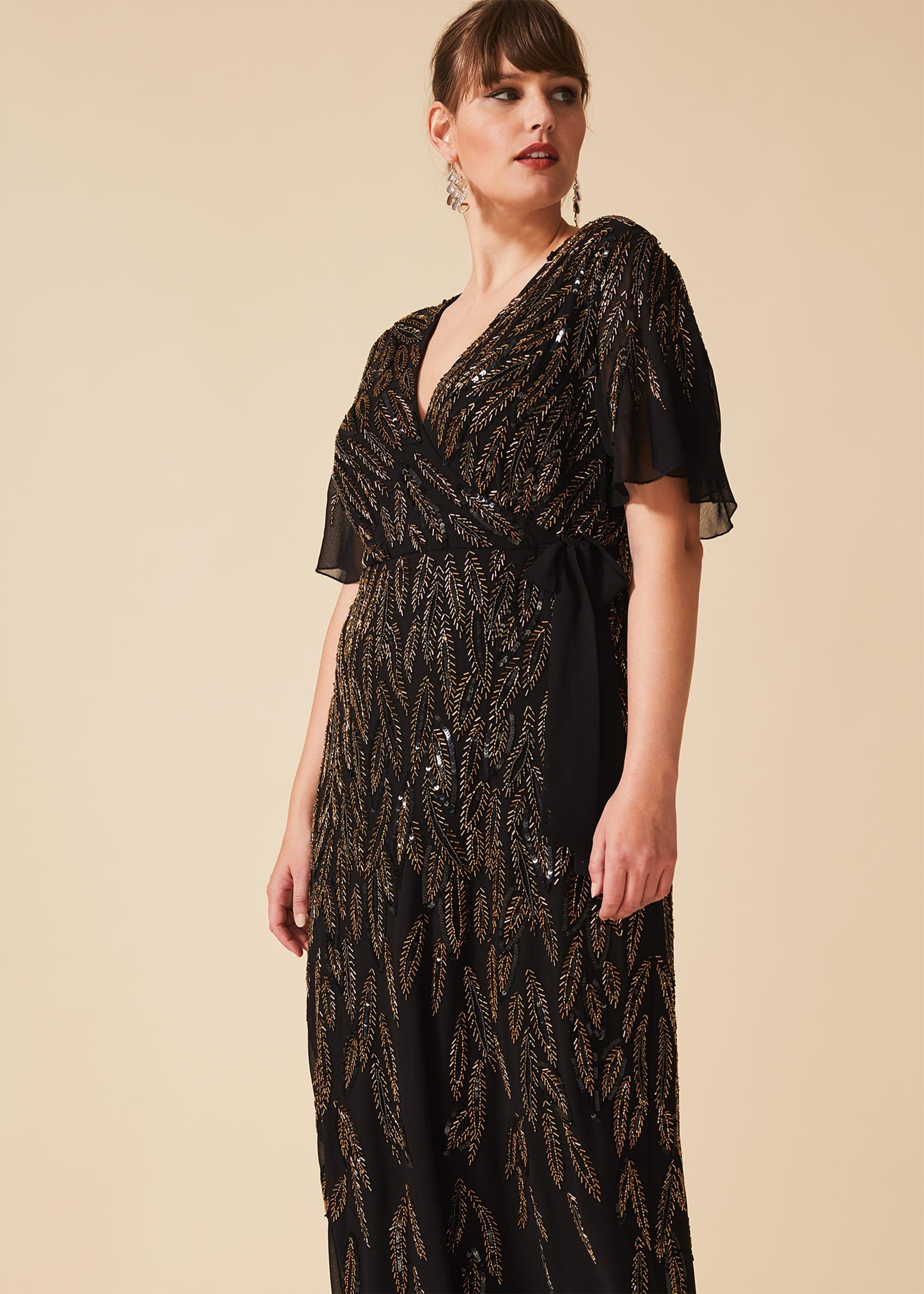 Hermosa Beaded Maxi Dress