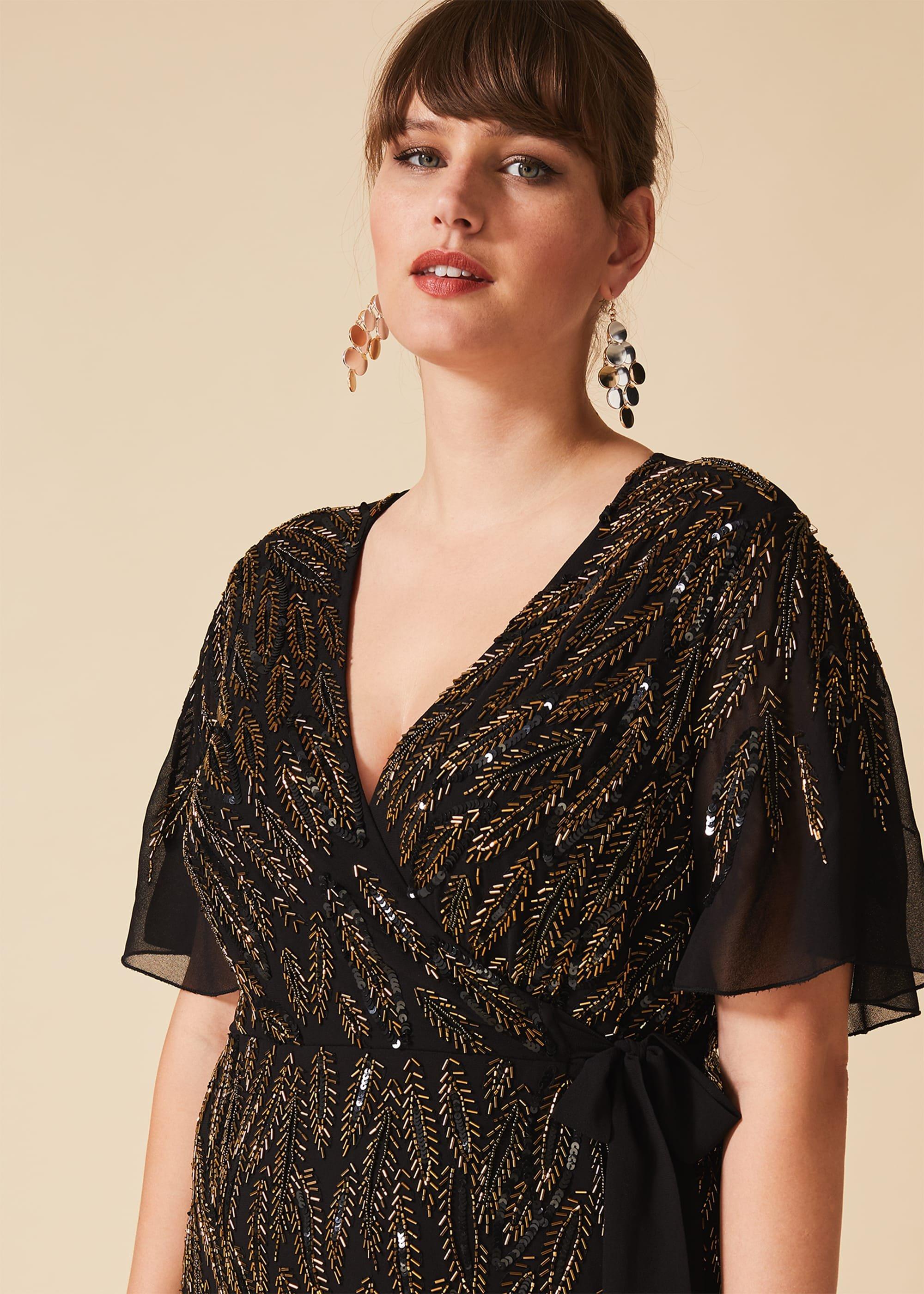 Hermosa Beaded Maxi Dress