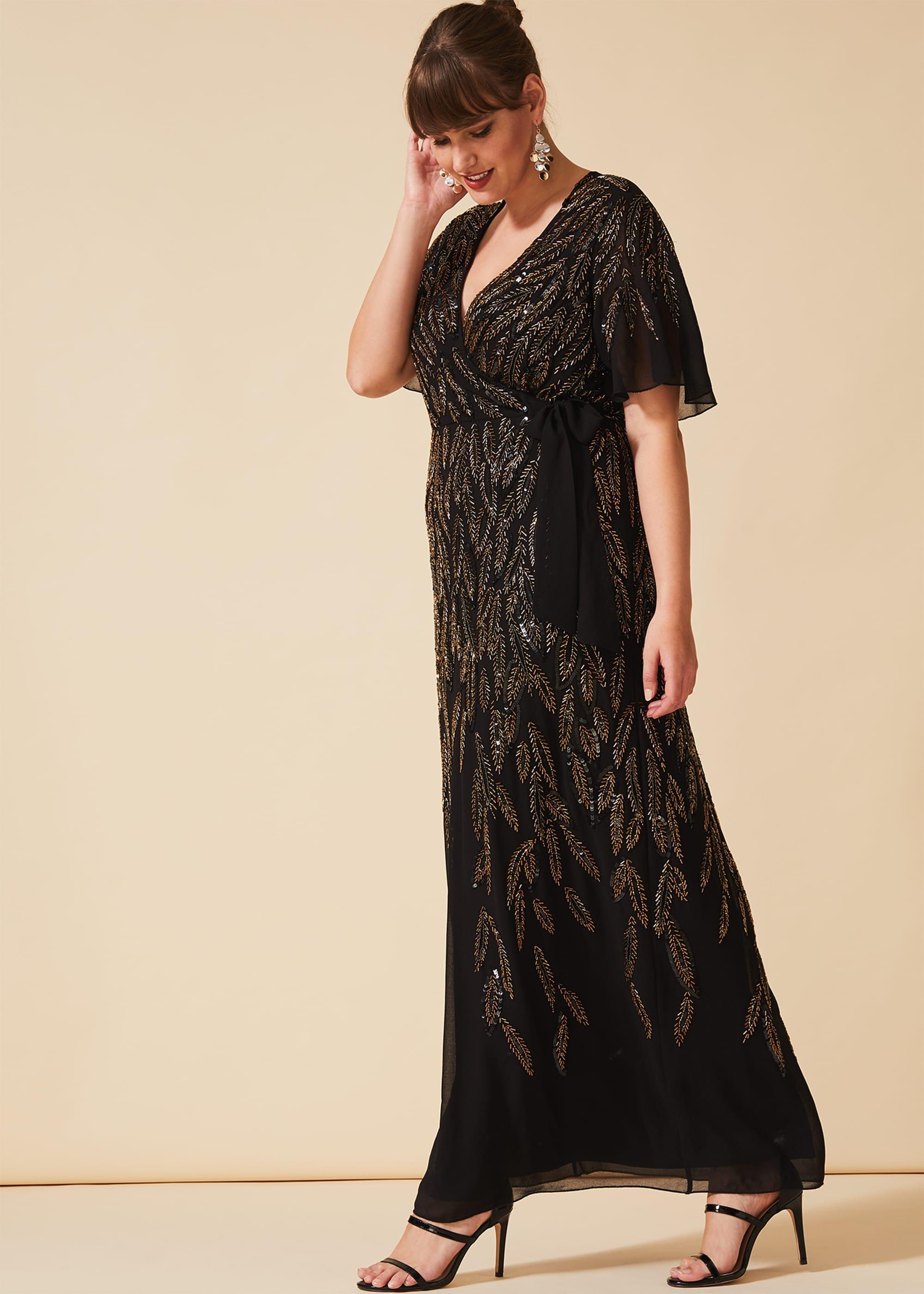 Hermosa Beaded Maxi Dress