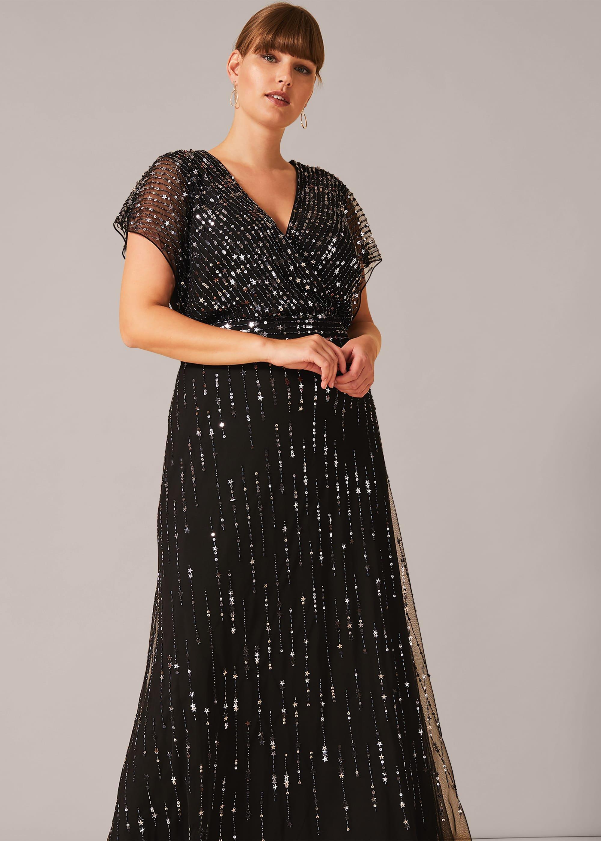 Shante Sequin Maxi Dress