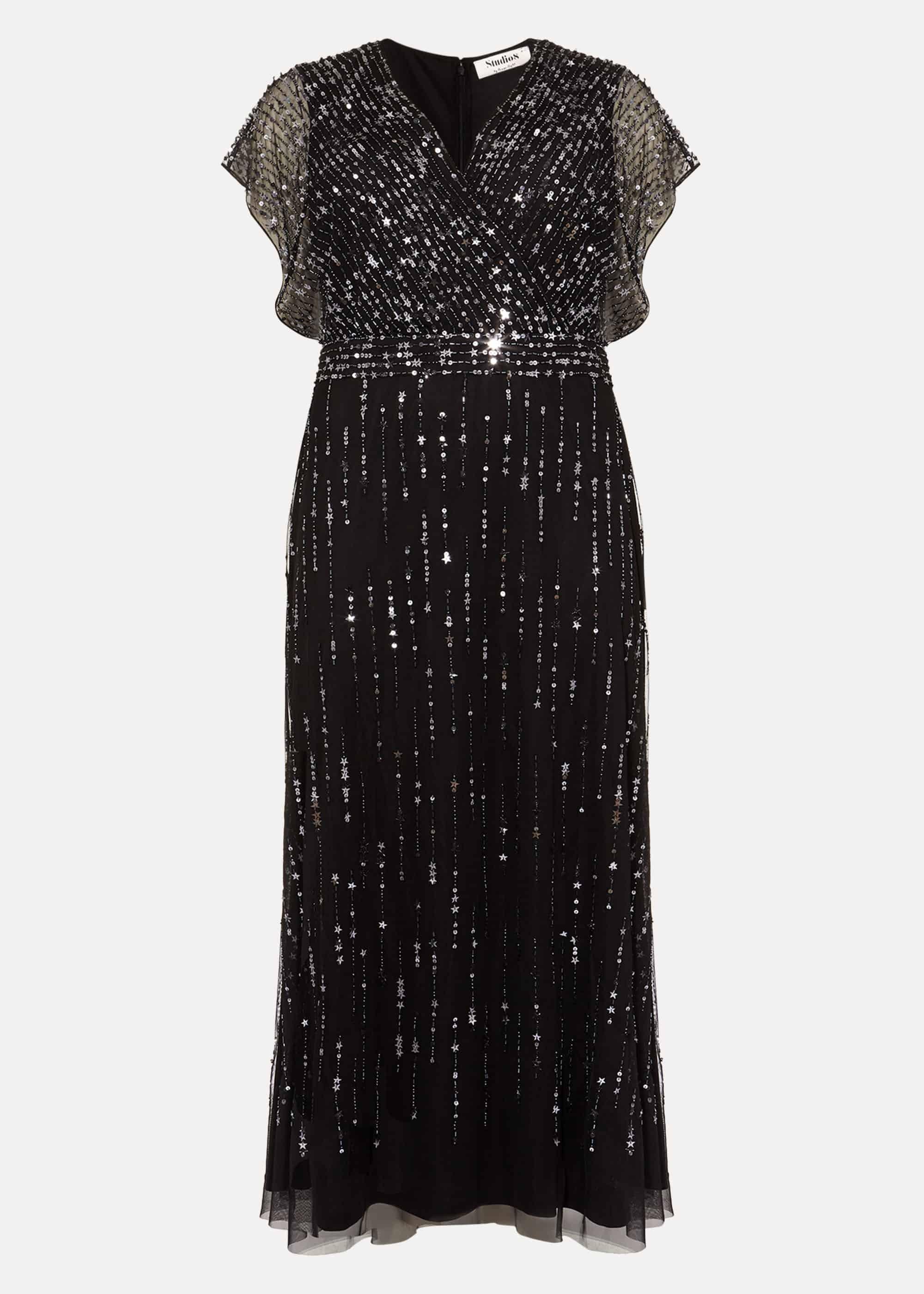 Shante Sequin Maxi Dress