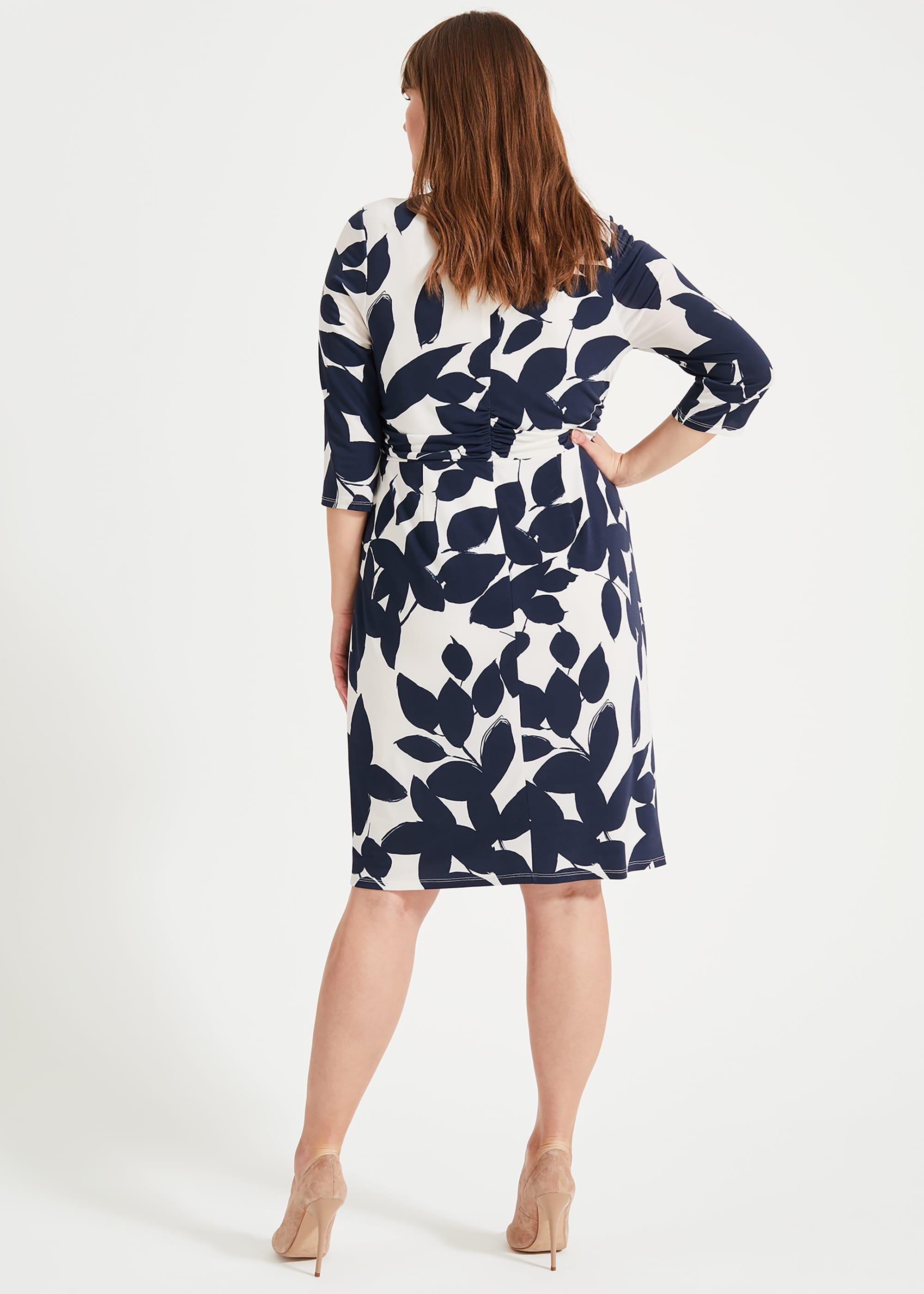 Lana Leaf Print Dress