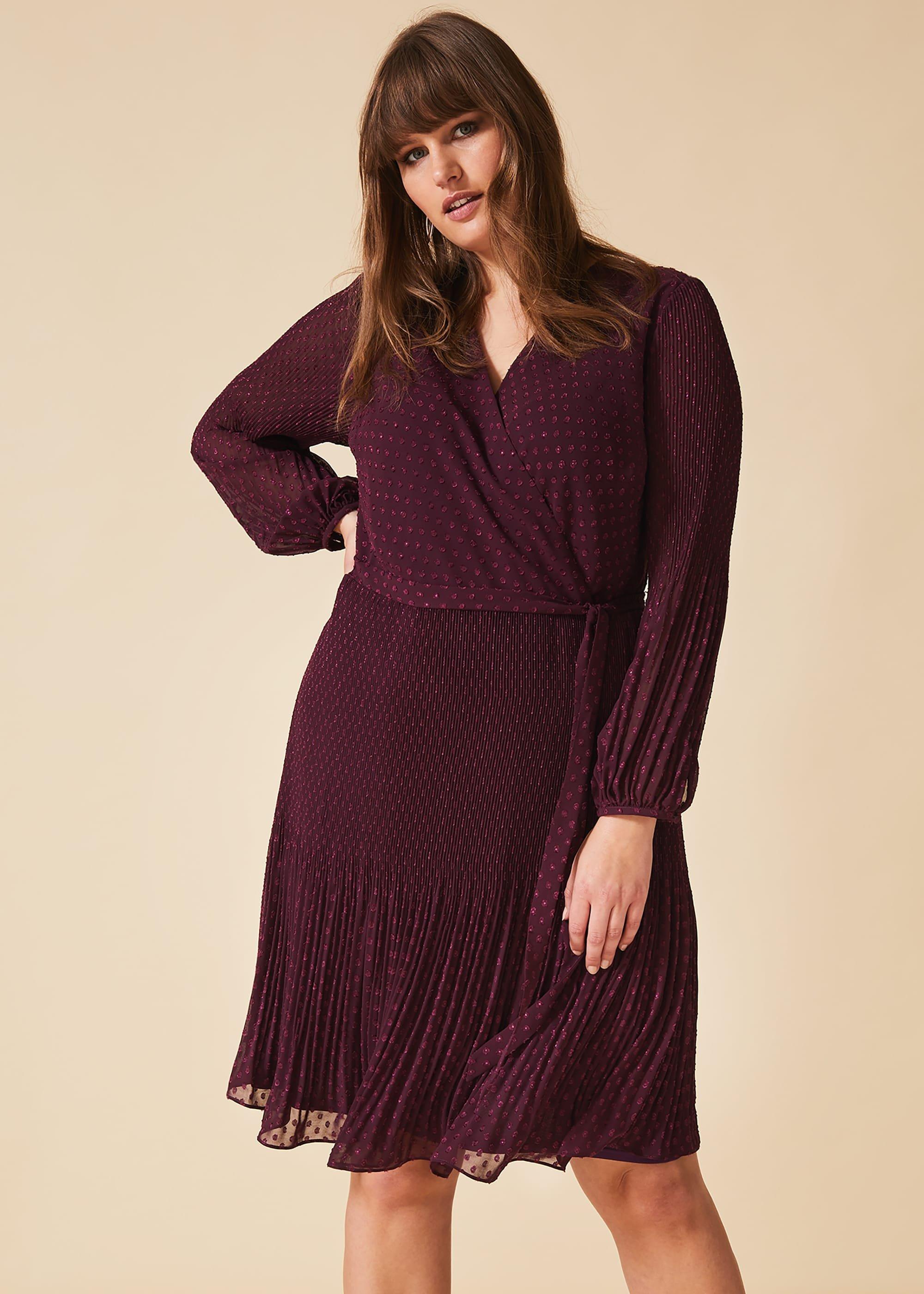 Marian Dobby Spot Dress