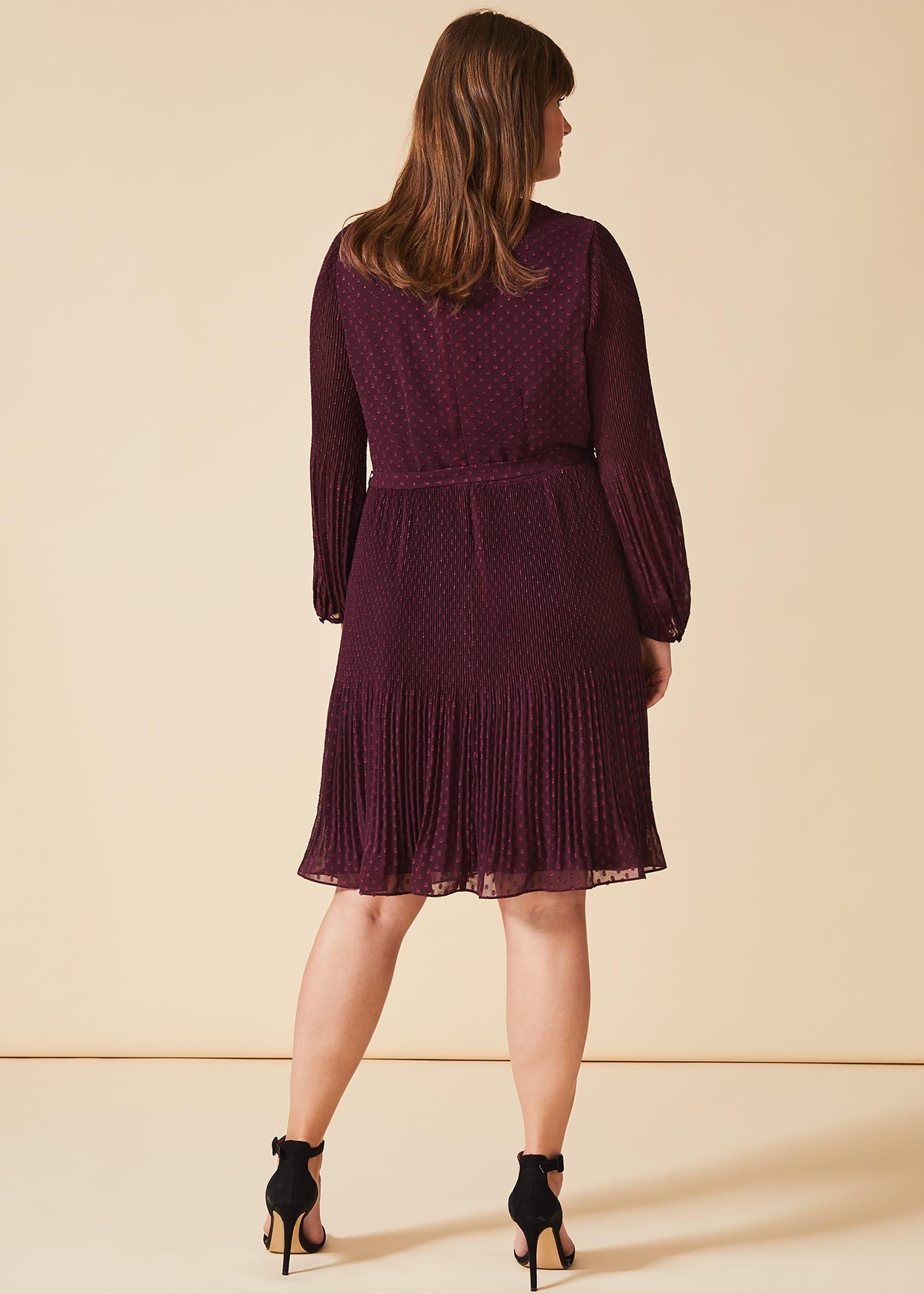 Marian Dobby Spot Dress