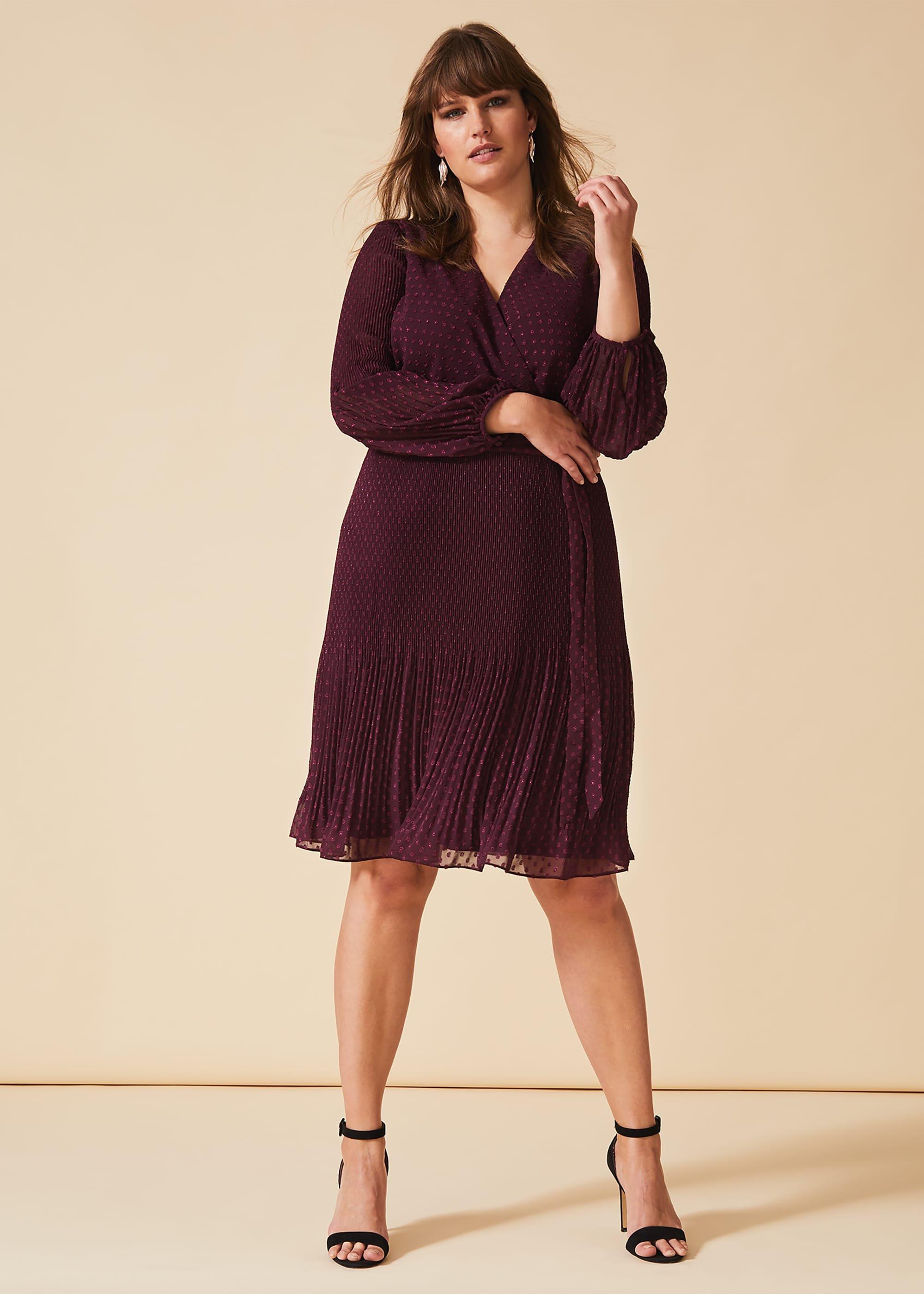 Marian Dobby Spot Dress