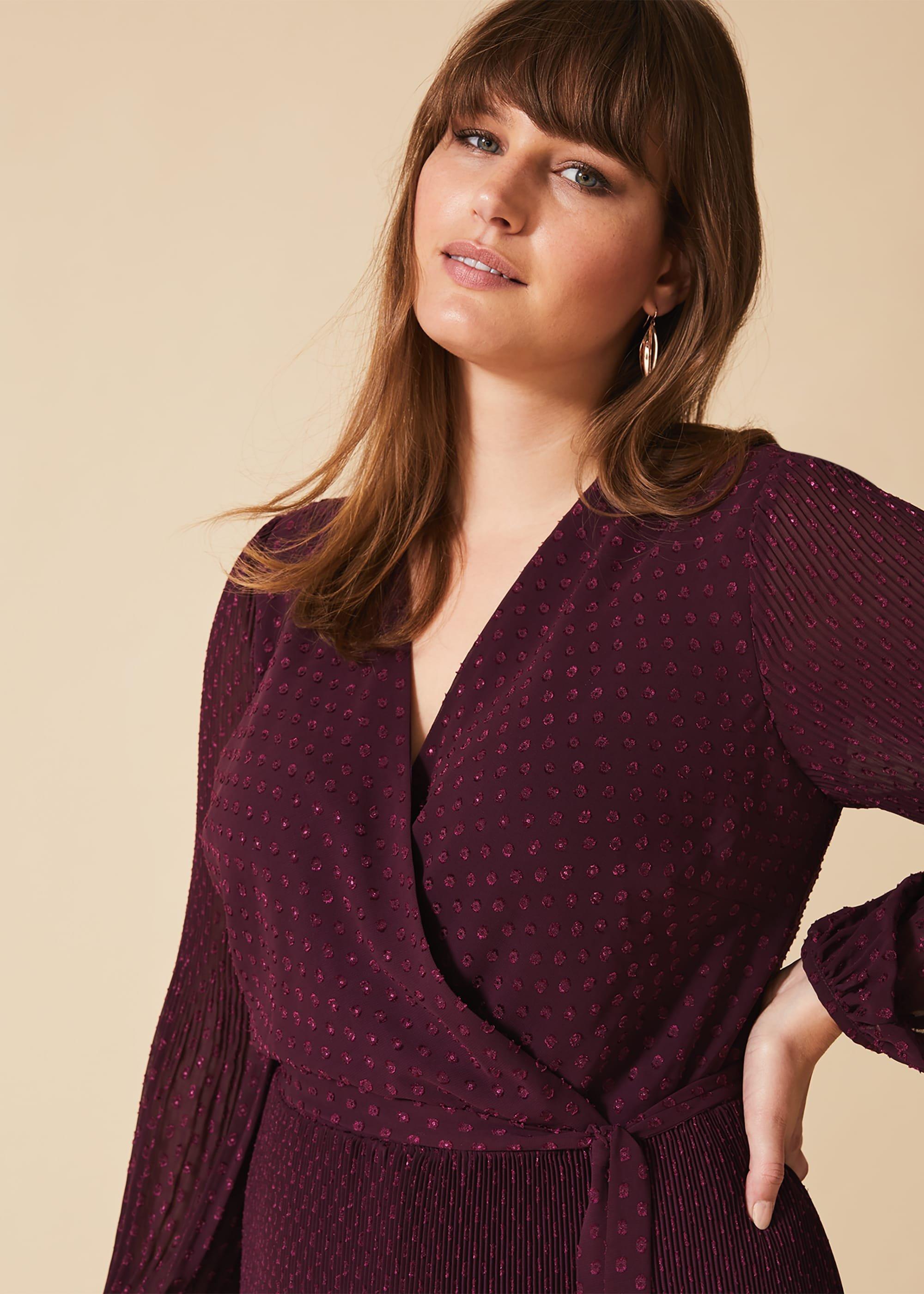 Marian Dobby Spot Dress