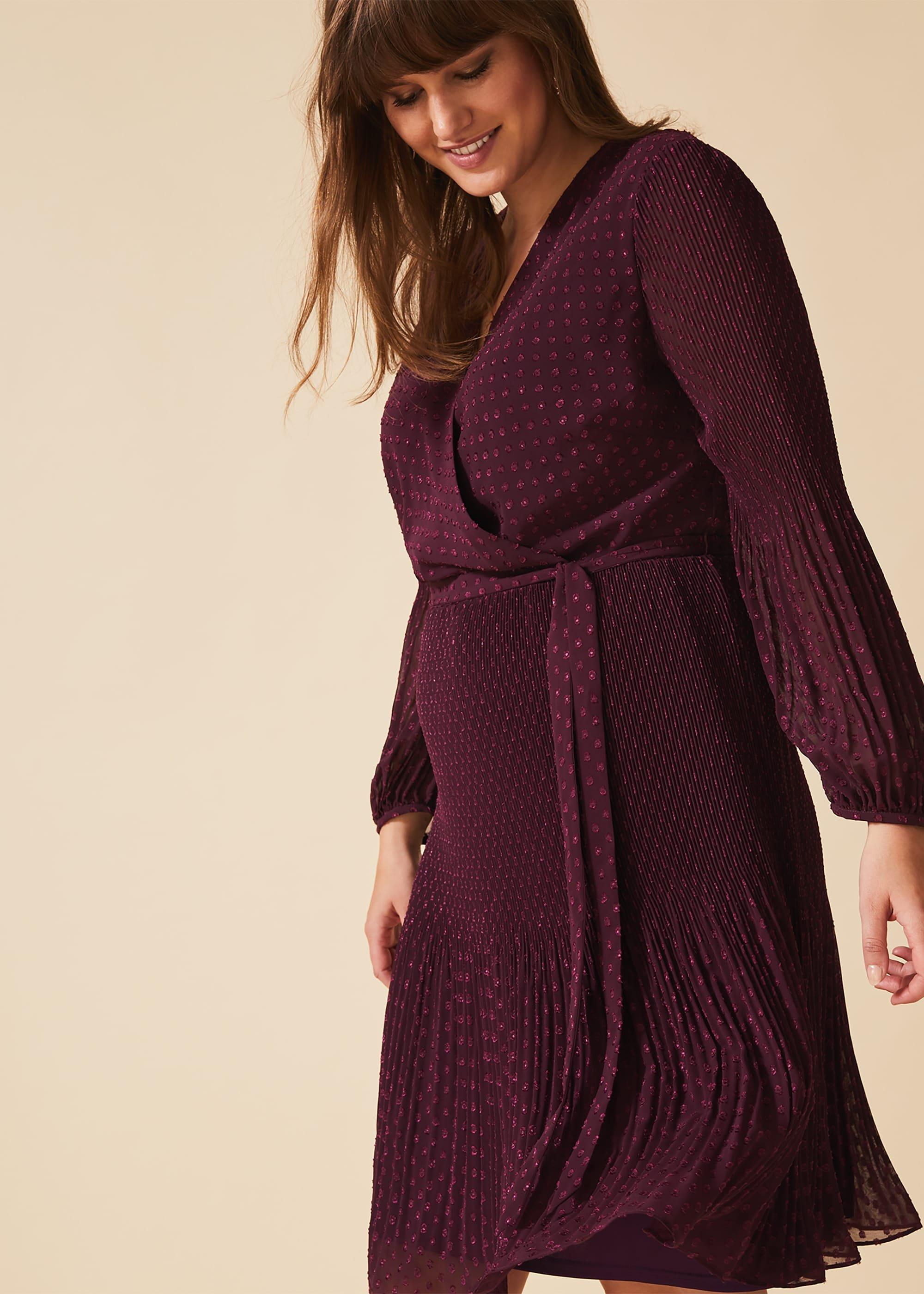 Marian Dobby Spot Dress