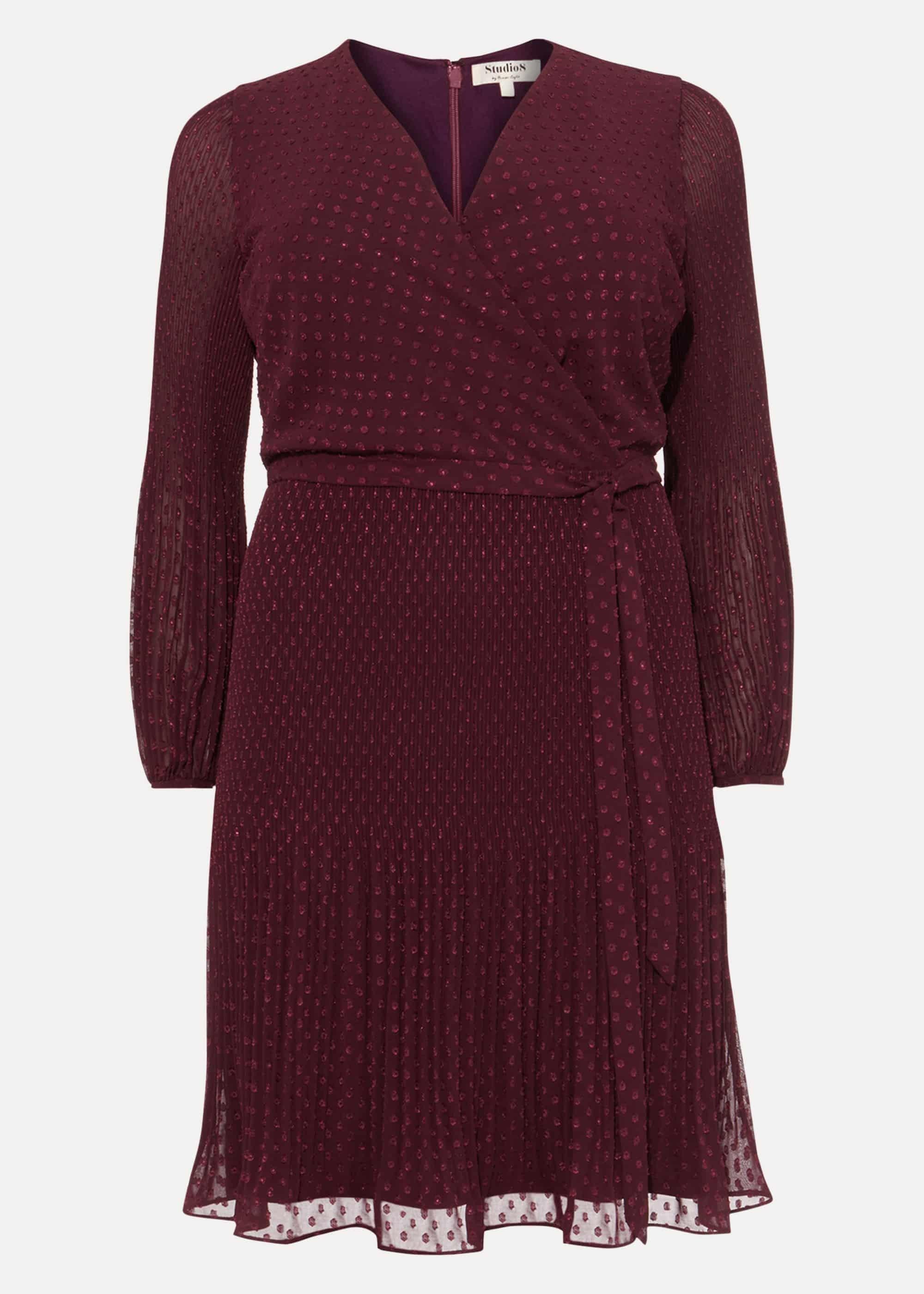 Marian Dobby Spot Dress