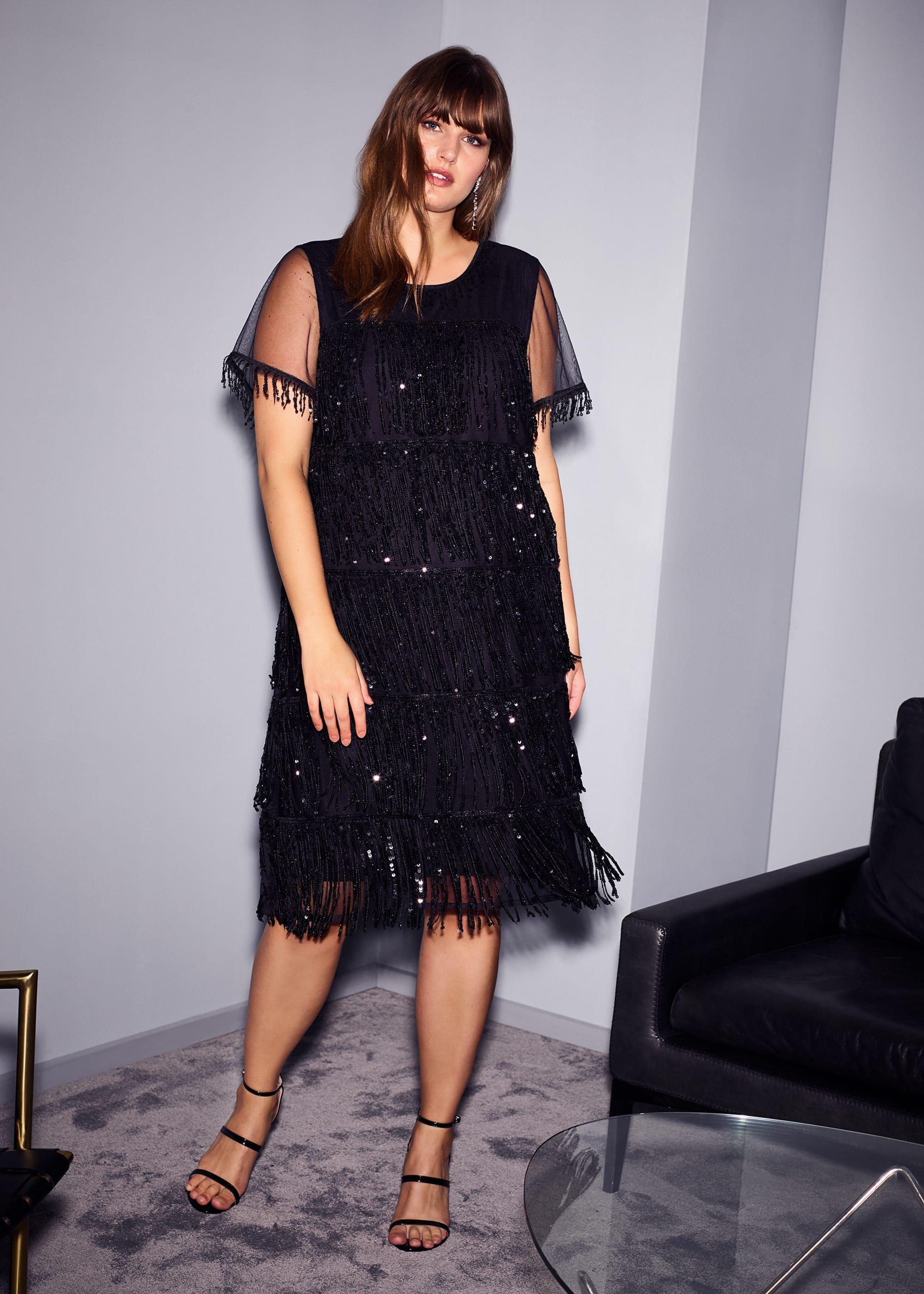 Matilda Sequin Fringe Dress