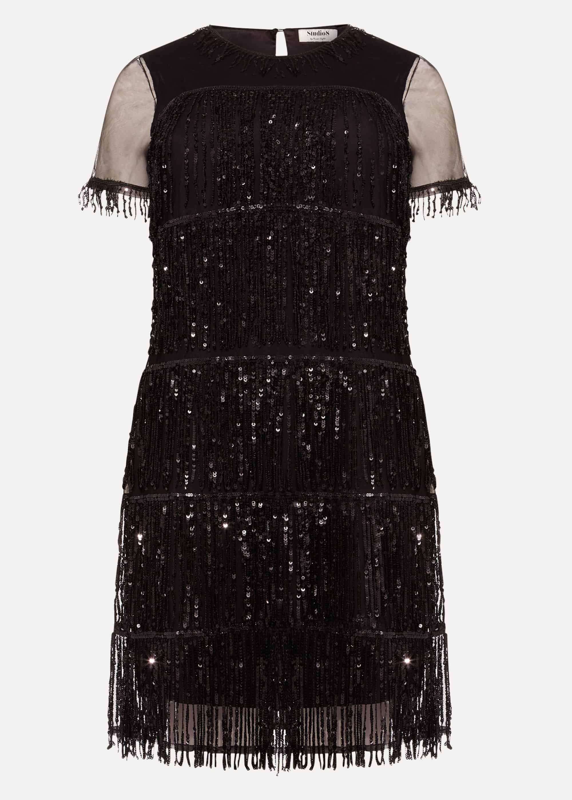 Matilda Sequin Fringe Dress