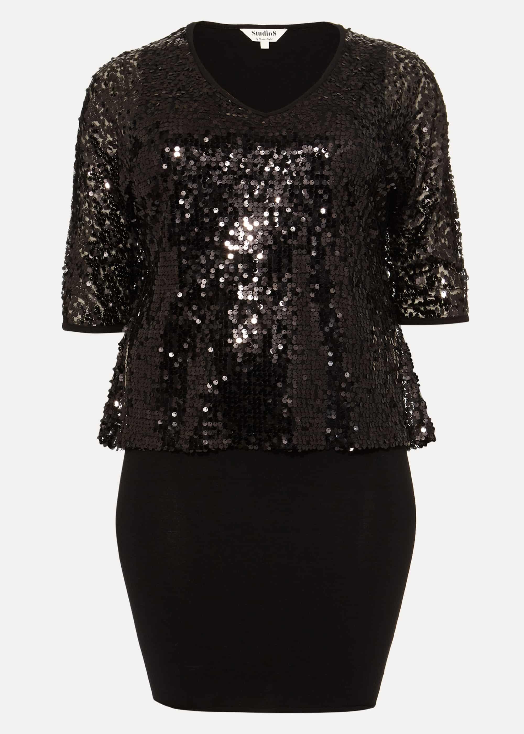 Lottie Sequin Knit Dress