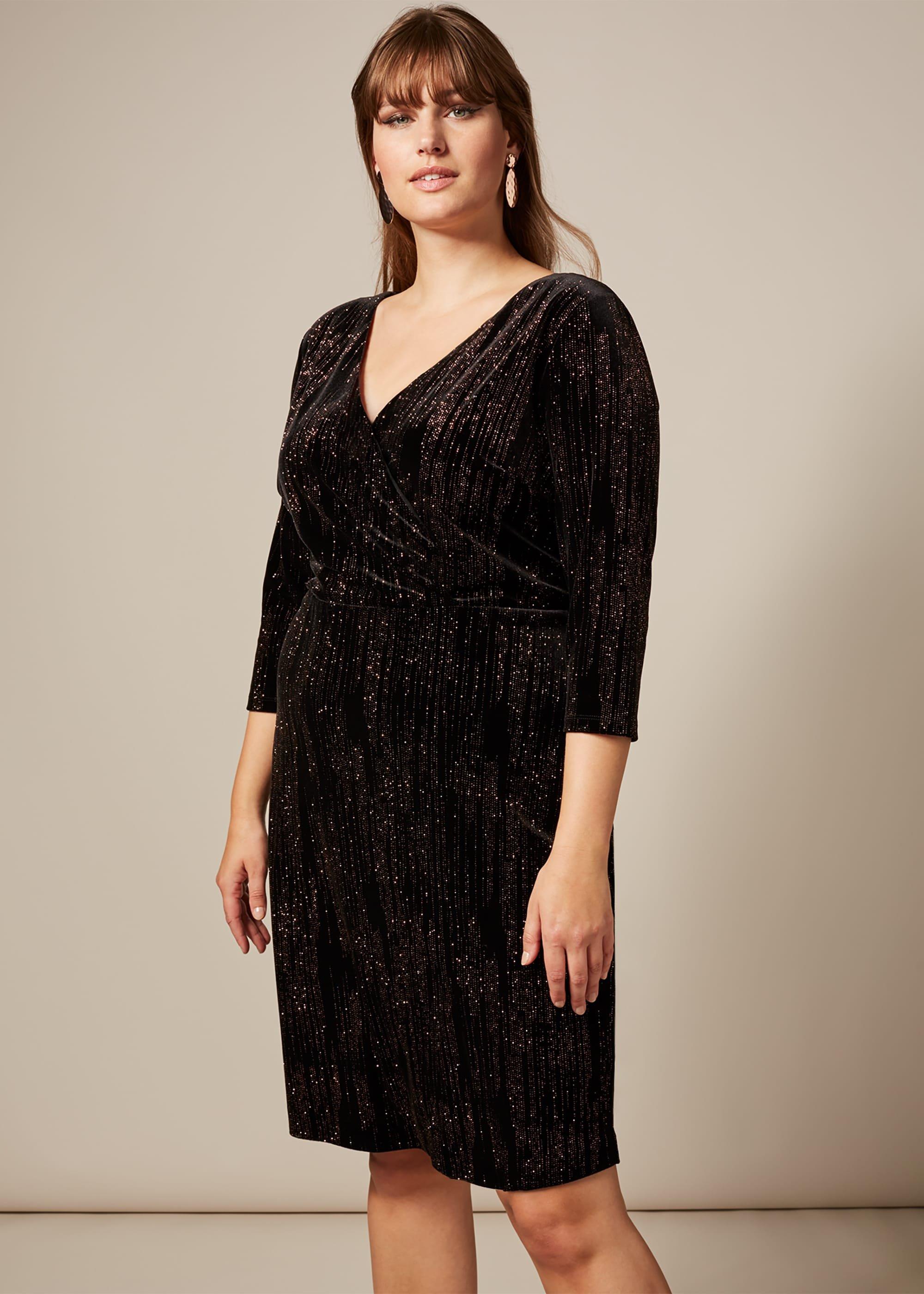 Noelle Sparkle Velvet Dress