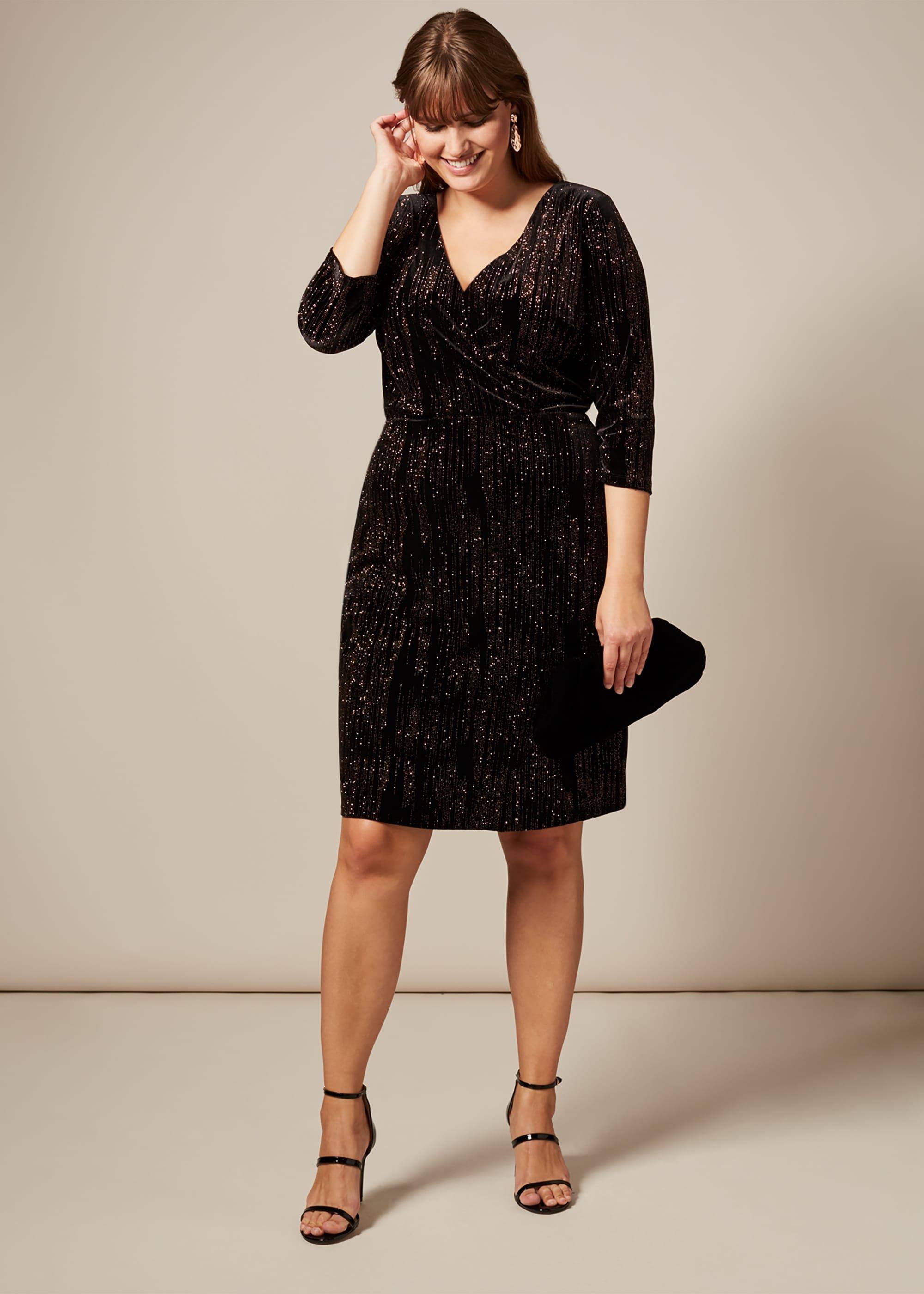 Noelle Sparkle Velvet Dress