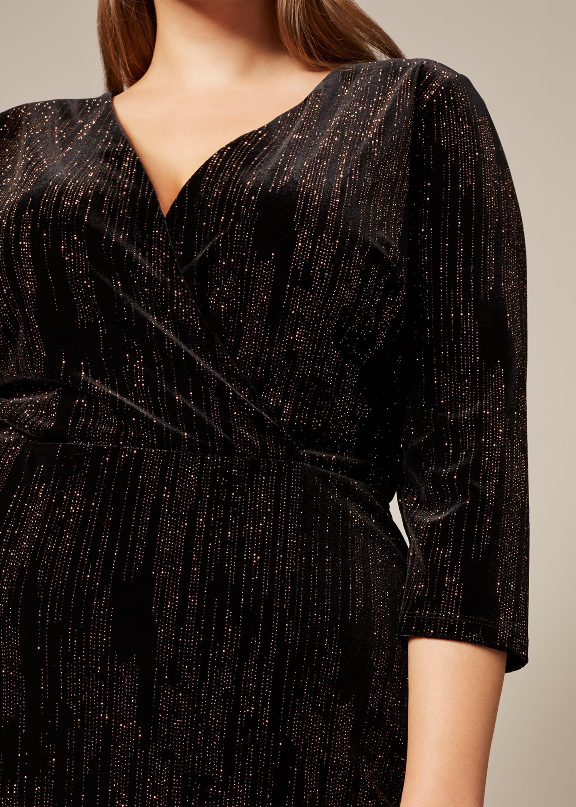 Noelle Sparkle Velvet Dress