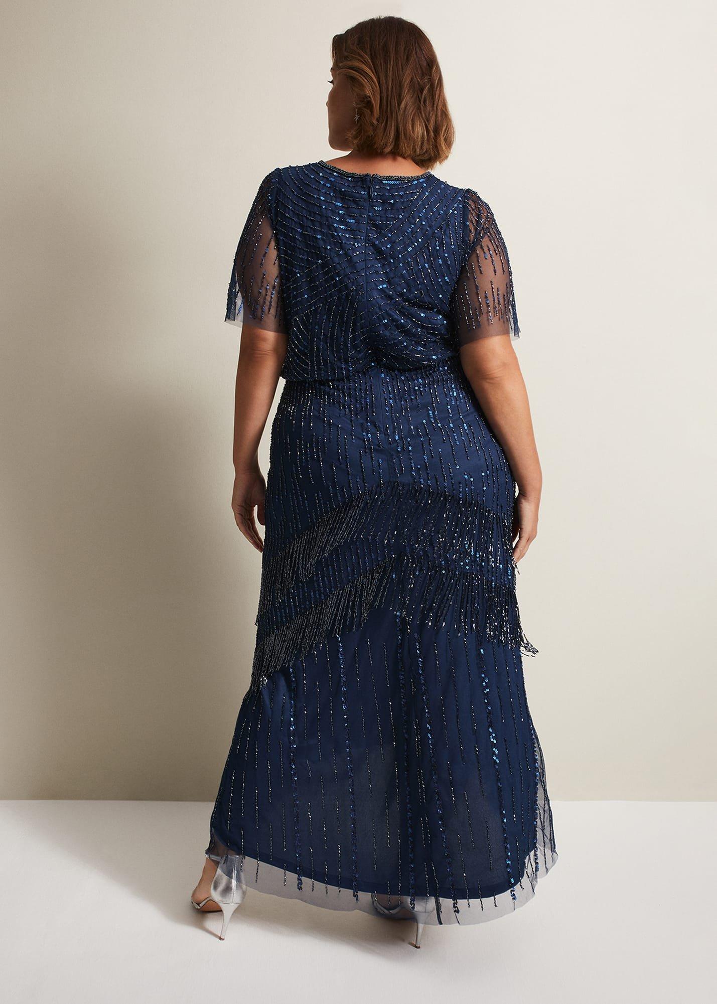 Evadine Beaded Maxi Dress