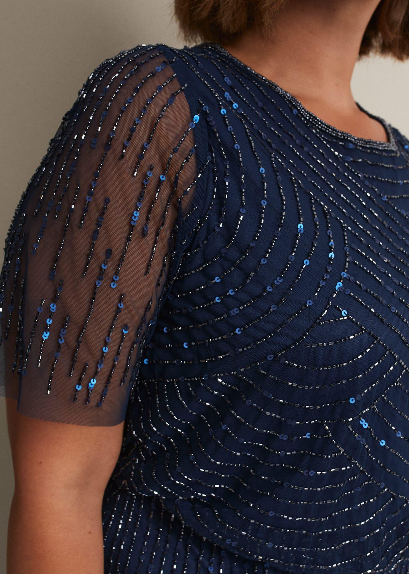 Evadine Beaded Maxi Dress