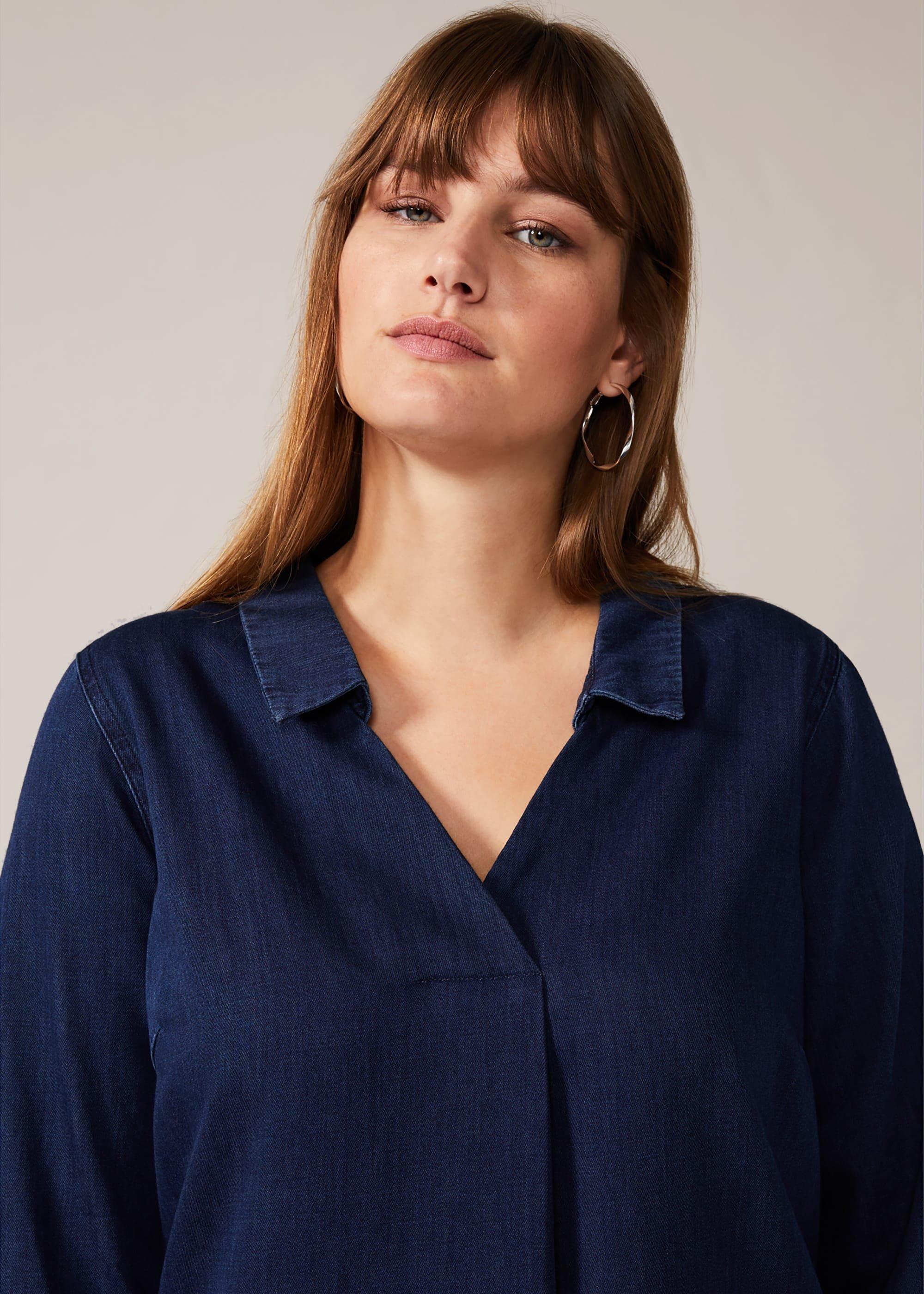 Celia Denim Shirt Swing Dress