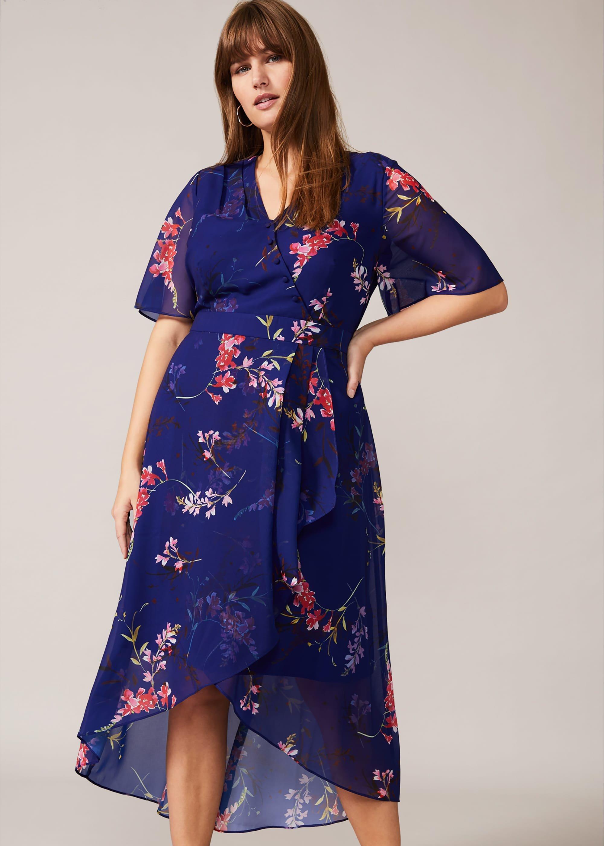 Evie Floral Tea Dress