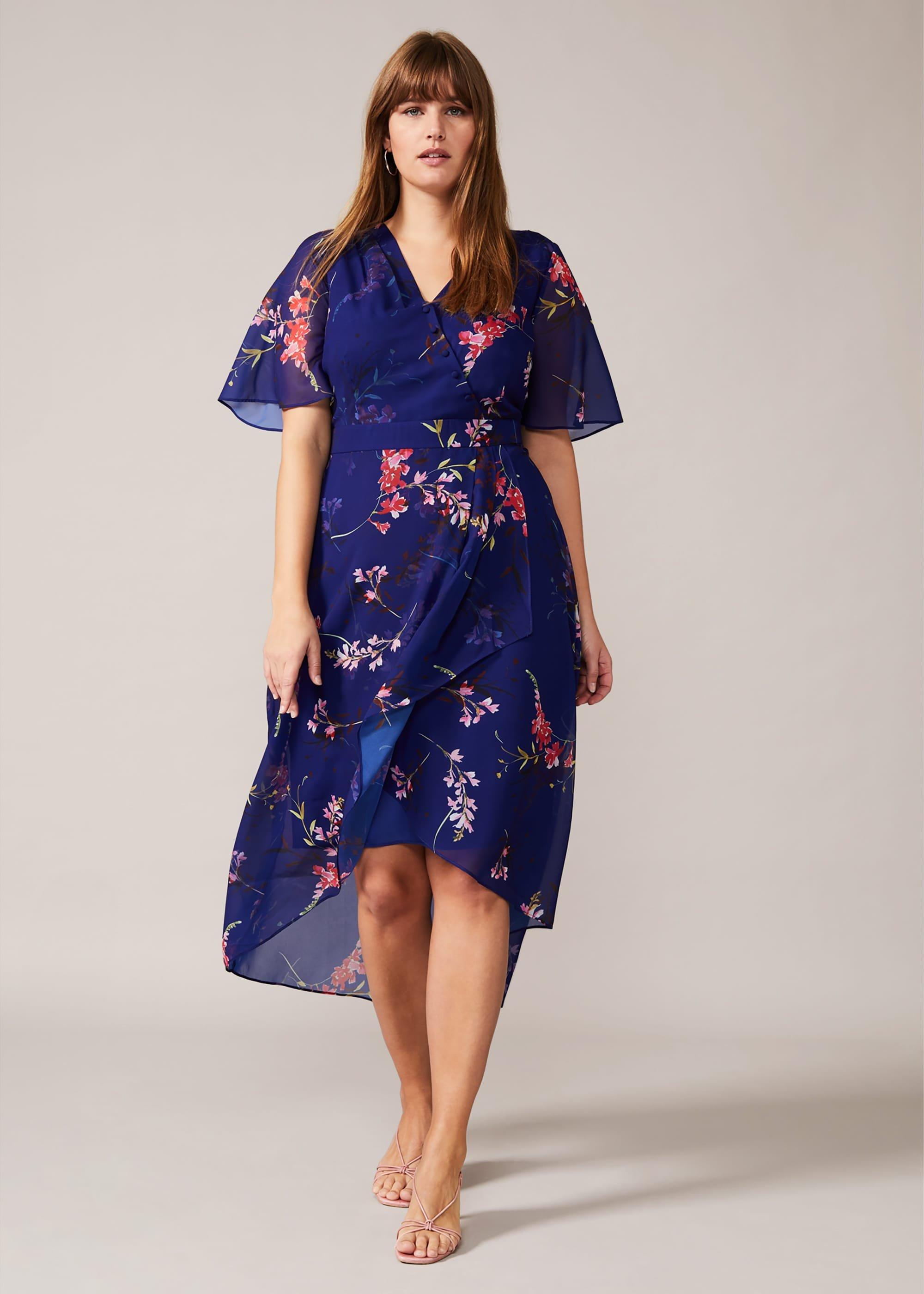 Evie Floral Tea Dress