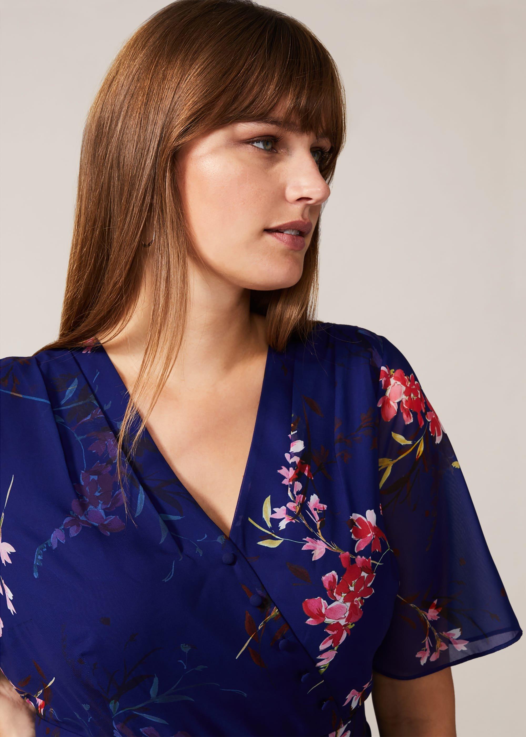 Evie Floral Tea Dress