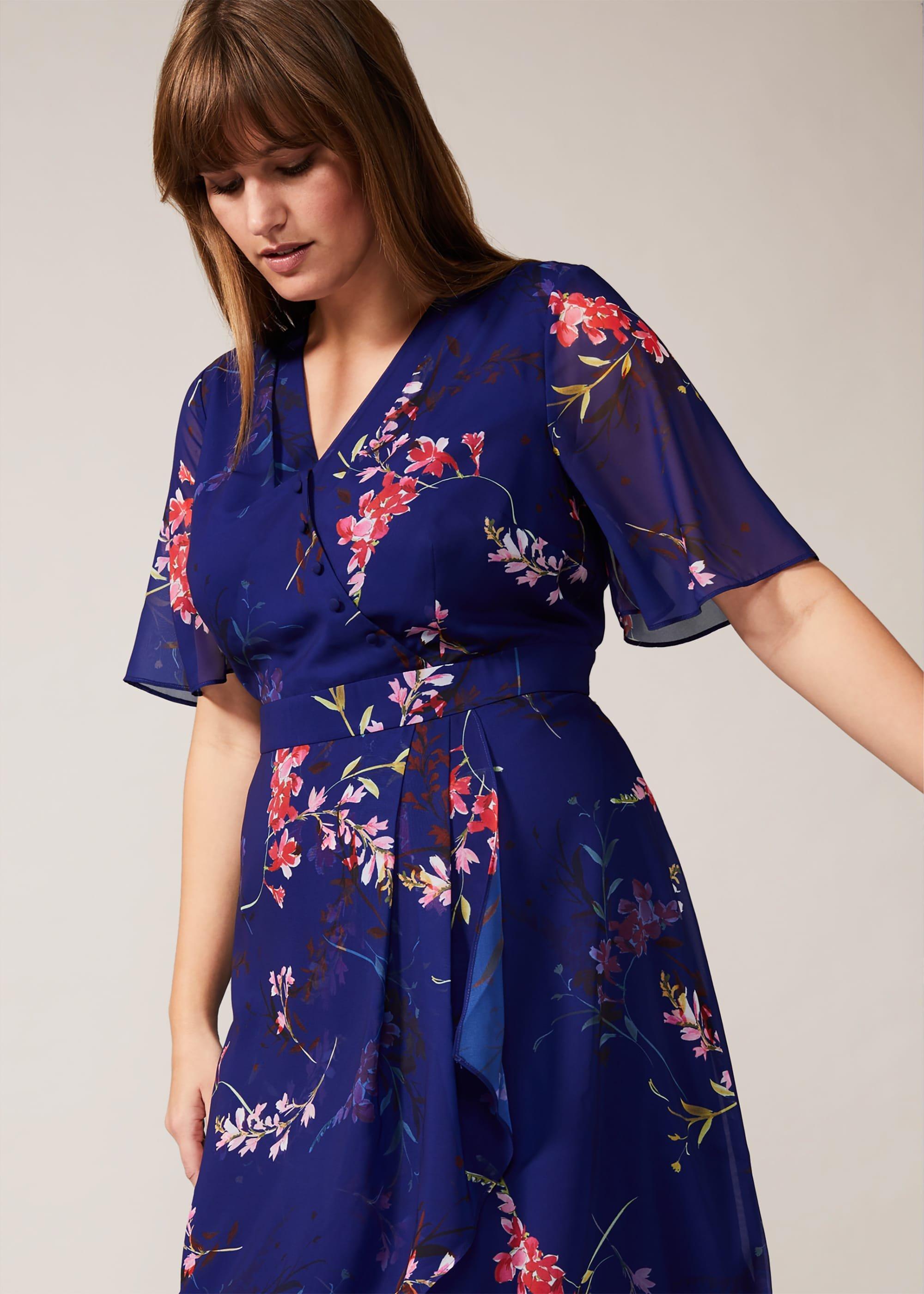 Evie Floral Tea Dress