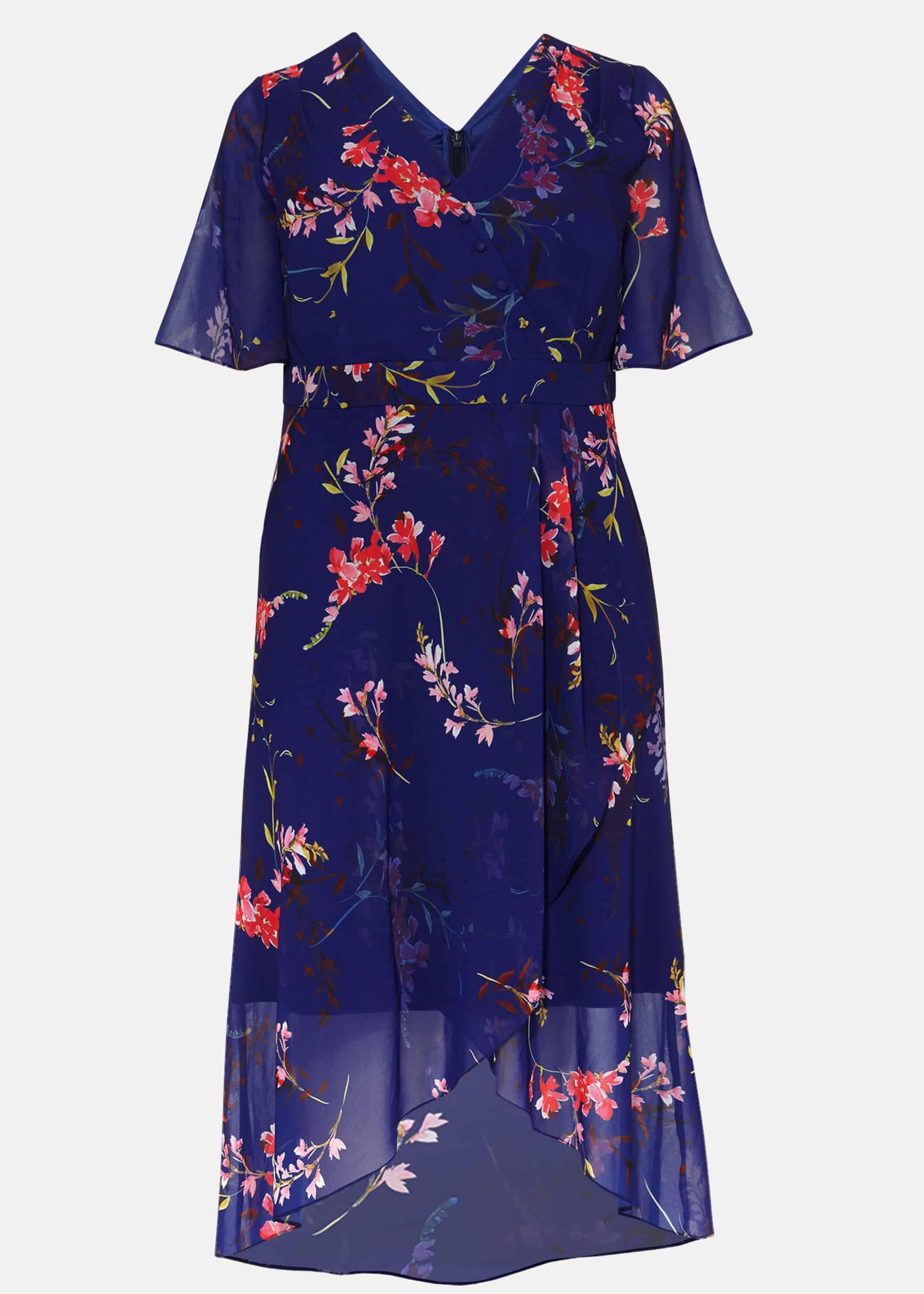 Evie Floral Tea Dress