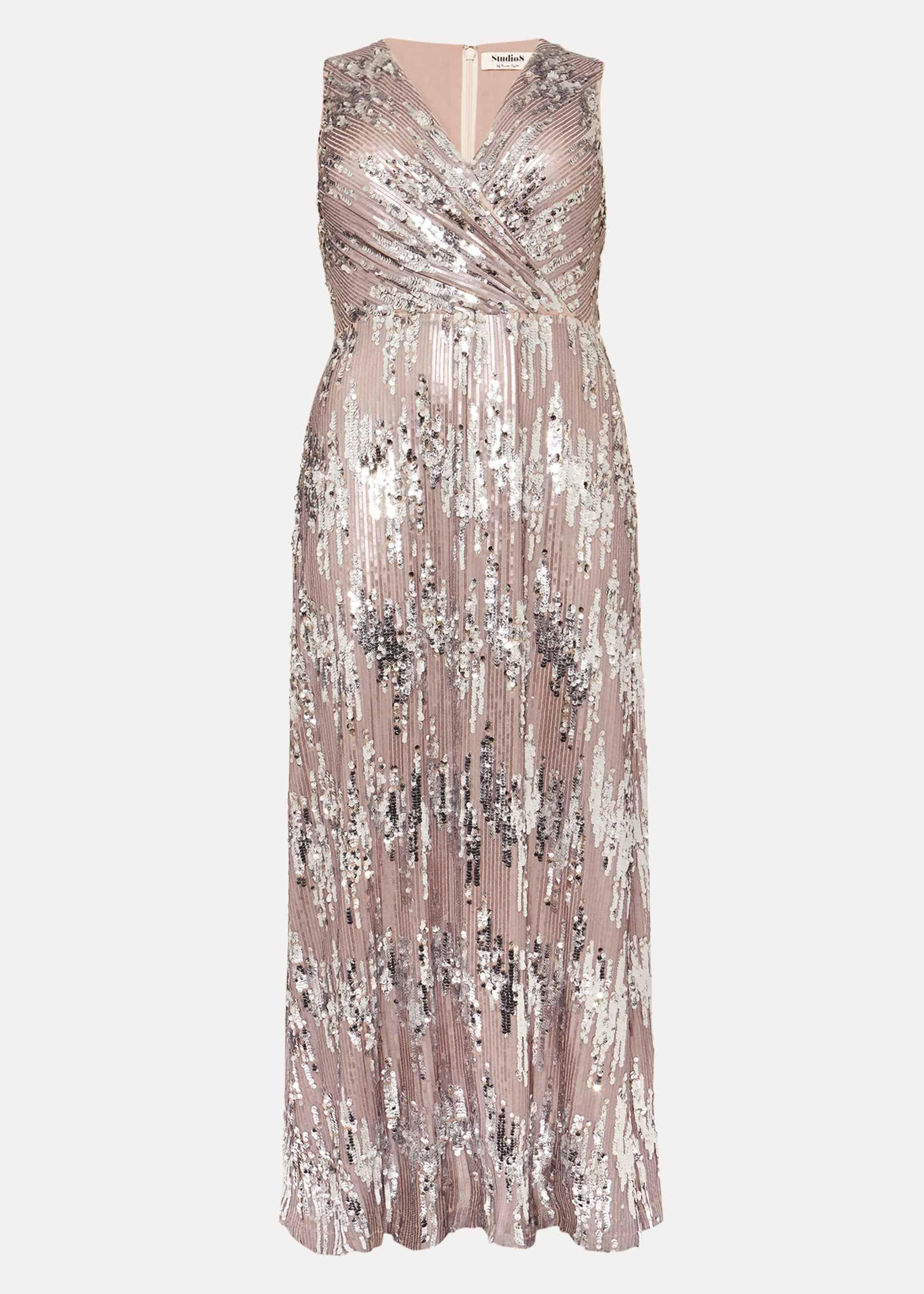 Daphne Sequin Maxi Dress